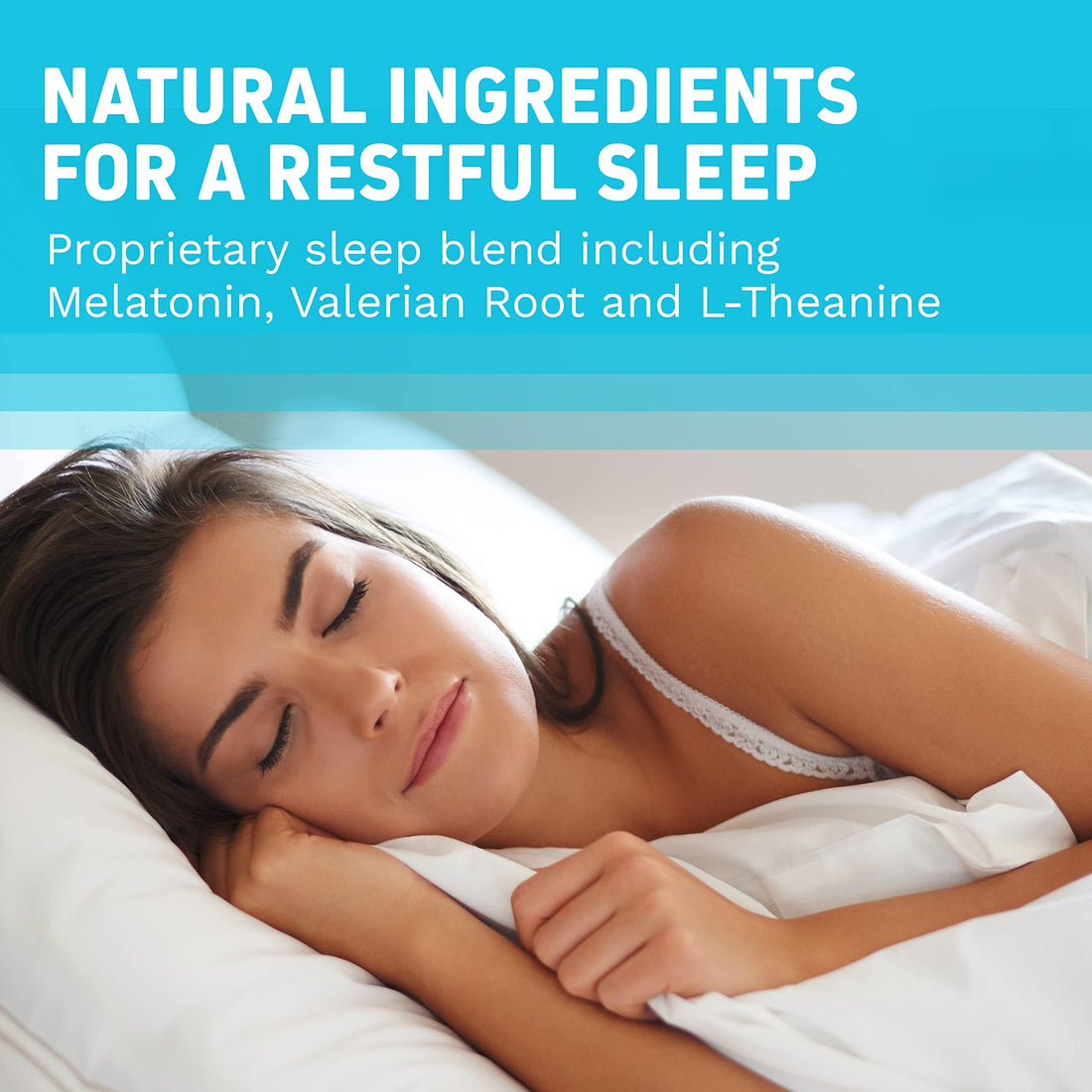 Herbtonics Title Night Time Weight Supplement with Melatonin to Support Sleep & Metabolism | Melatonin & L-Theanine for Women & Men | Sleep Aid Supplement with GLP-1 Support | 60 Vegan Capsules