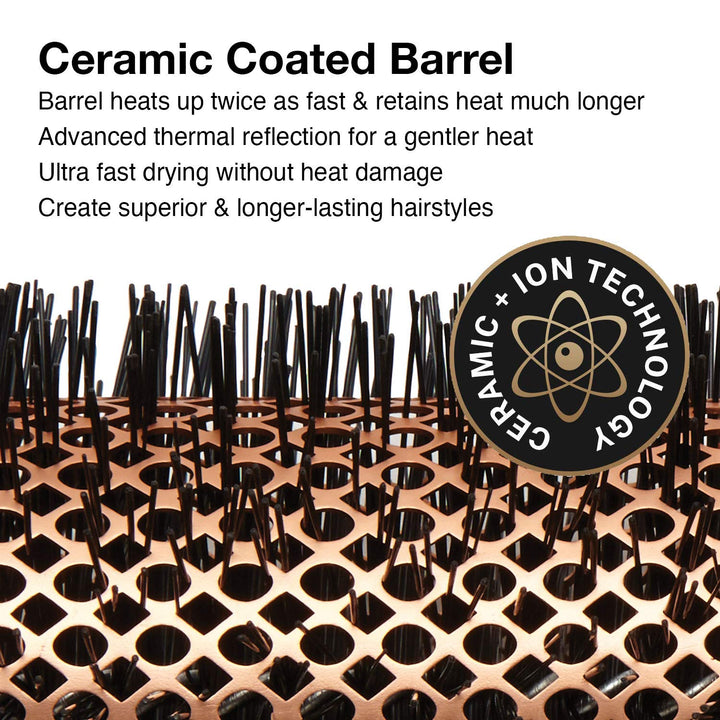 62 mm : Olivia Garden Heat Pro Ceramic + Ion Round Thermal Brush, 62 mm
