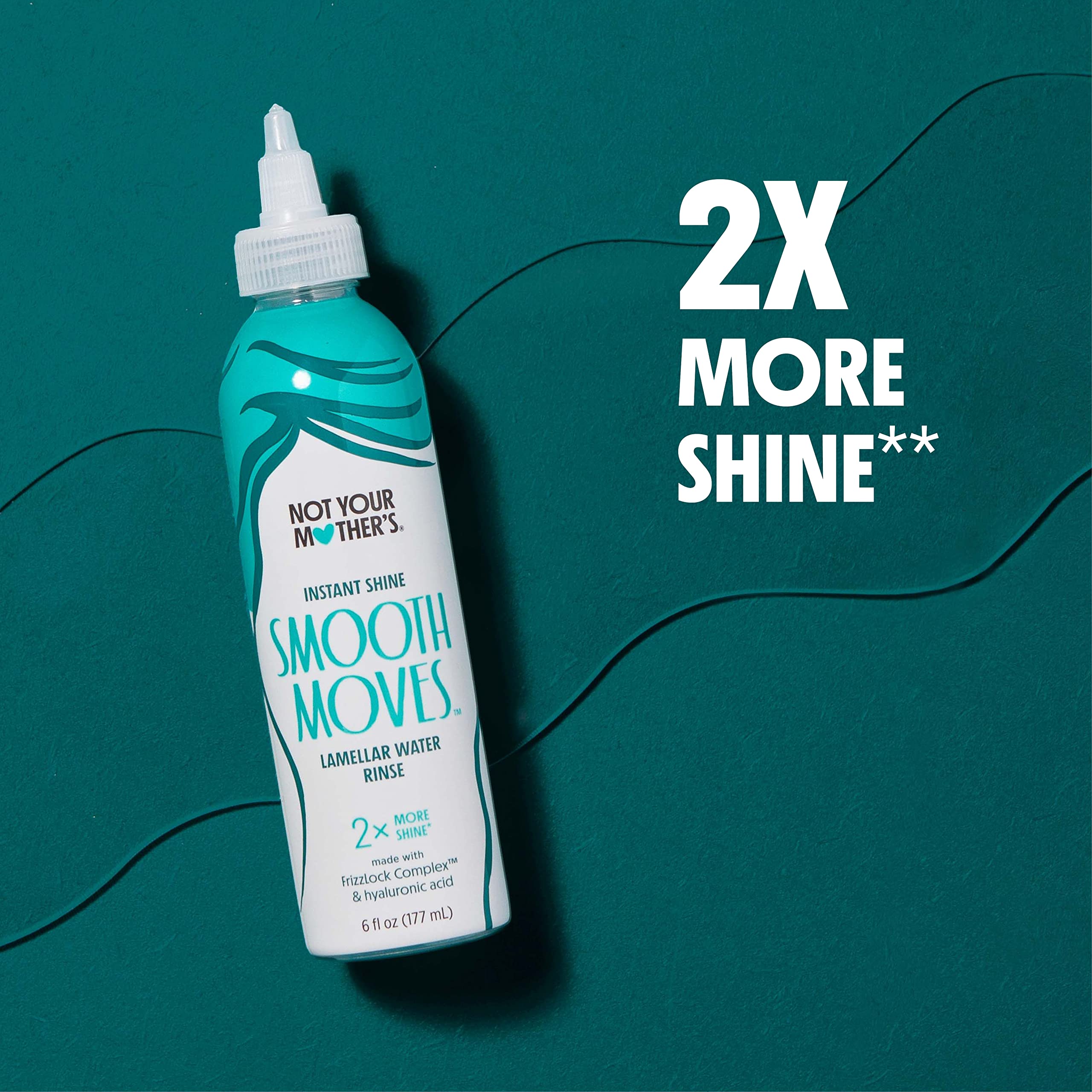 Not Your Mother's Smooth Moves Instant Shine Lamellar Water Hair Rinse - 6 fl oz Squeezable Bottle - Berry Vanilla Scent