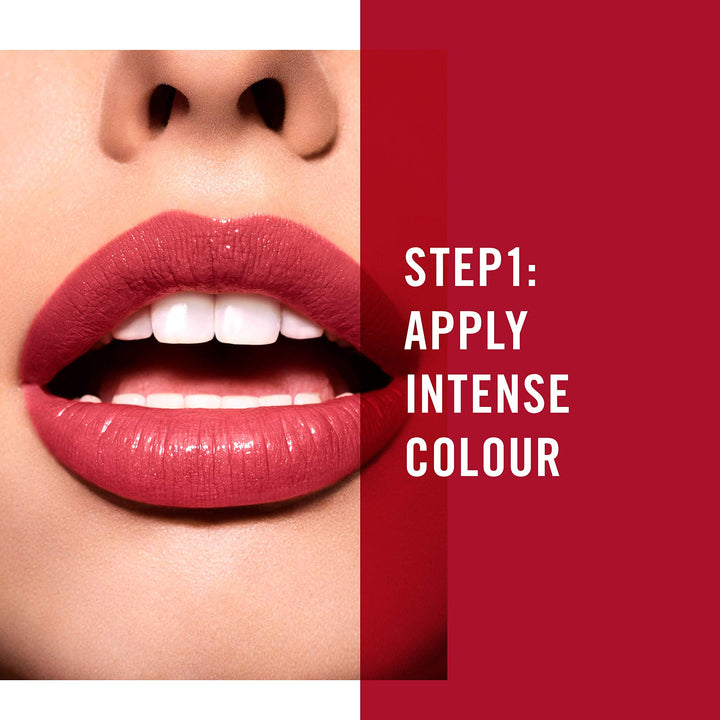 Rimmel London Provocalips 16hr Kiss-Proof Lip Color - Two-Step Liquid Lipstick to Lock in Color and Shine - 230 Kiss Fatal, .14 fl.oz.