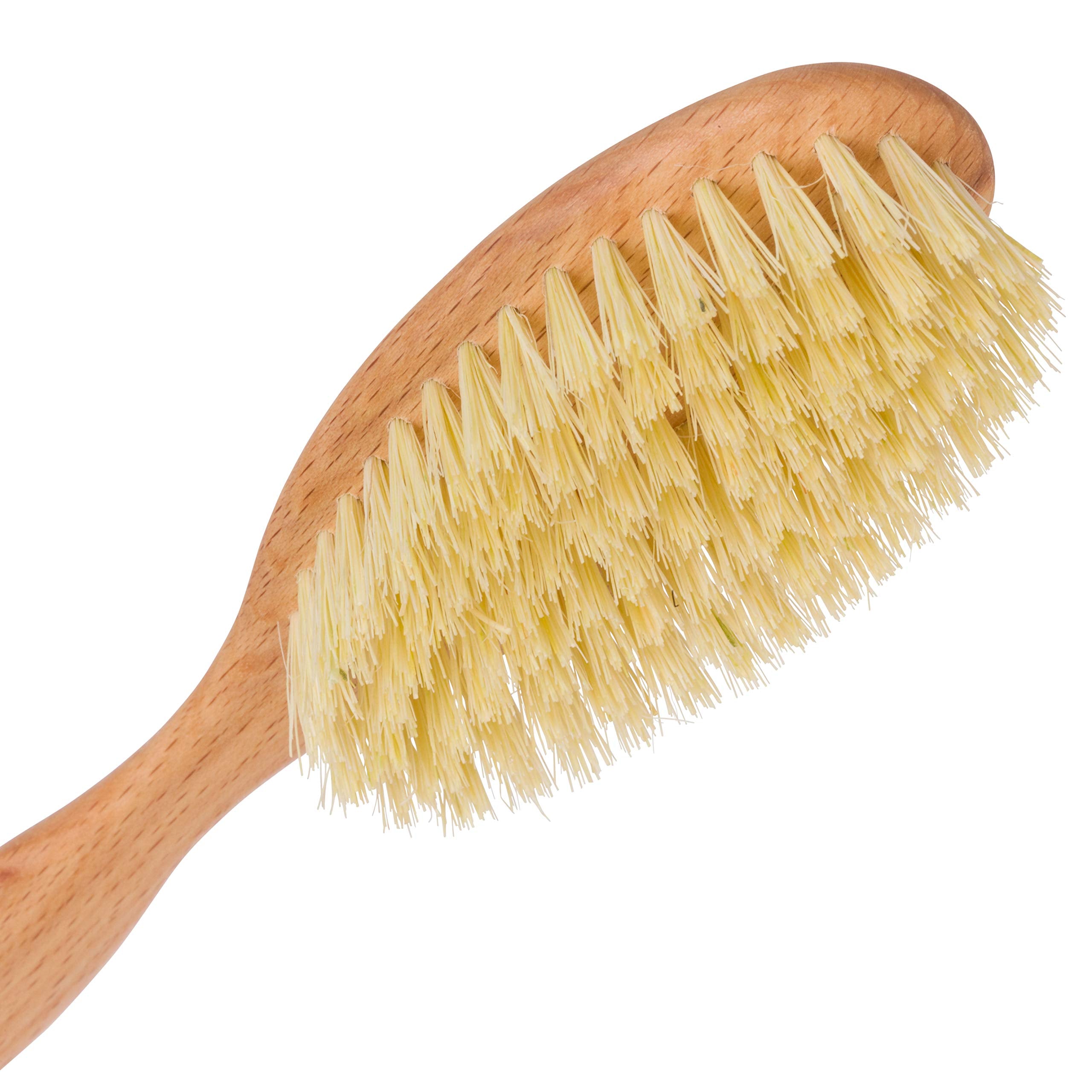 7-7/8-Inches, Oiled Beechwood with Vegan Tampico Fiber : Bürstenhaus Redecker Vegan Tampico Fiber Hairbrush with Oiled Beechwood Handle, 7-7/8-Inches