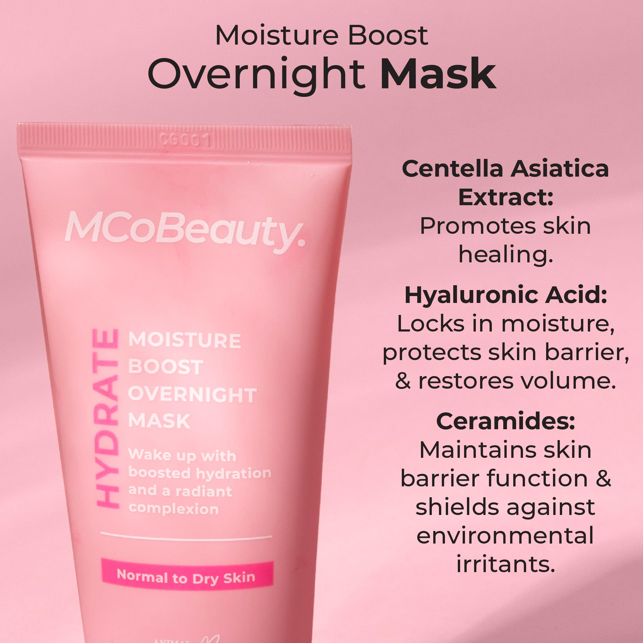 MCoBeauty Hydrate Moisture Boost Overnight Mask