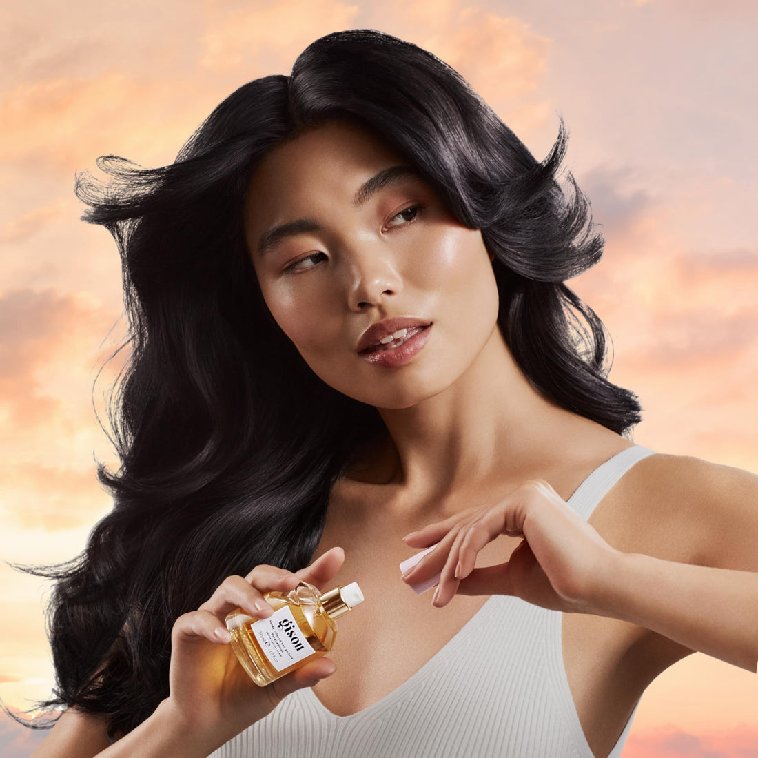 Gisou Honey Infused Hair Perfume – Long-Lasting Hair Fragrance with Mirsalehi Honey & Argan Oil, Wildflower Honey scent, 1.7 Fl Oz