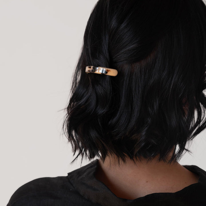 Ivory Tokyo : France Luxe Skinny Mini Volume Barrette - Ivory Tokyo