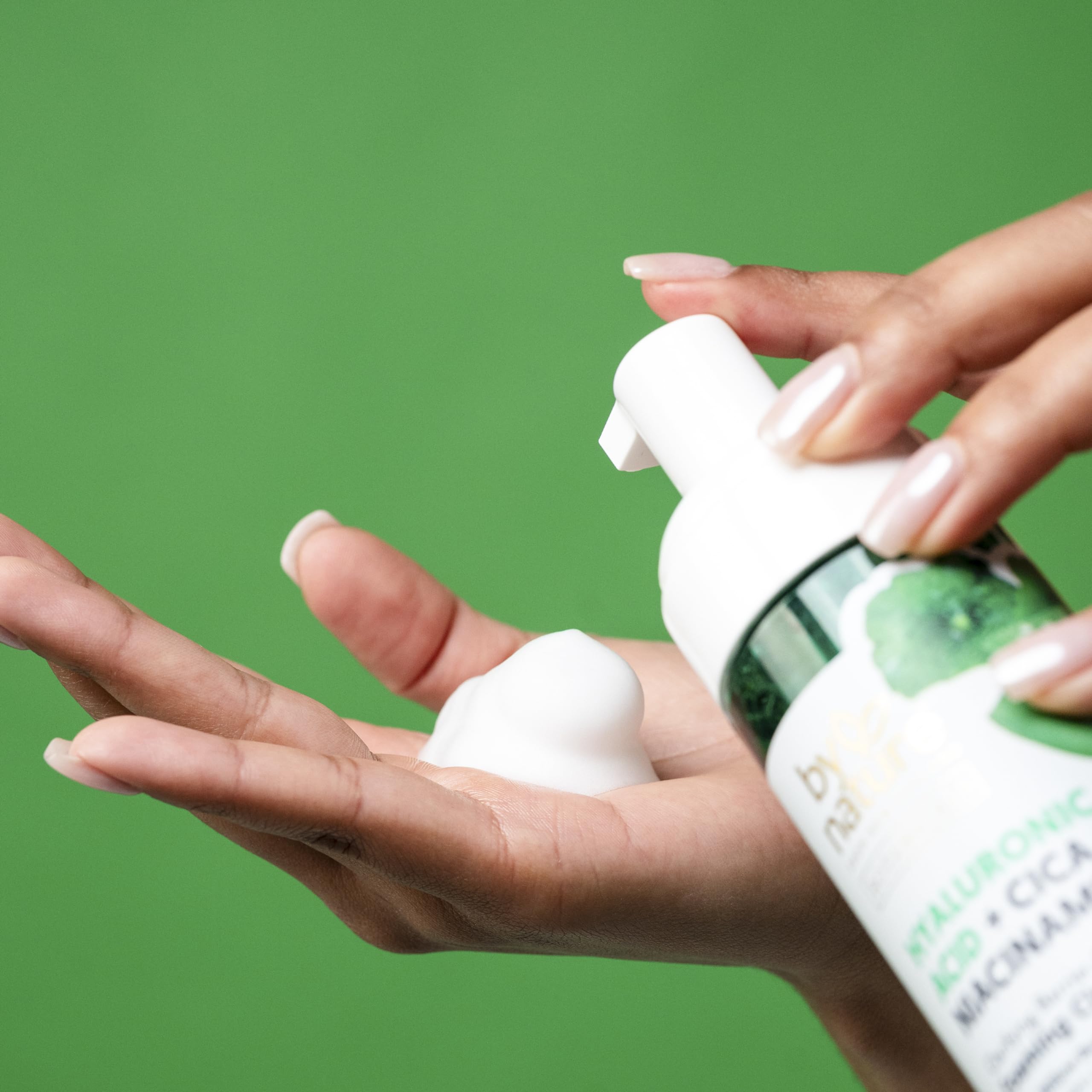 By Nature Foaming Cleanser with Hyaluronic Acid + Cica - Hydrating Face Cleanser For Bright and Fresh Skin - Skincare from New Zealand - 5 fl.oz