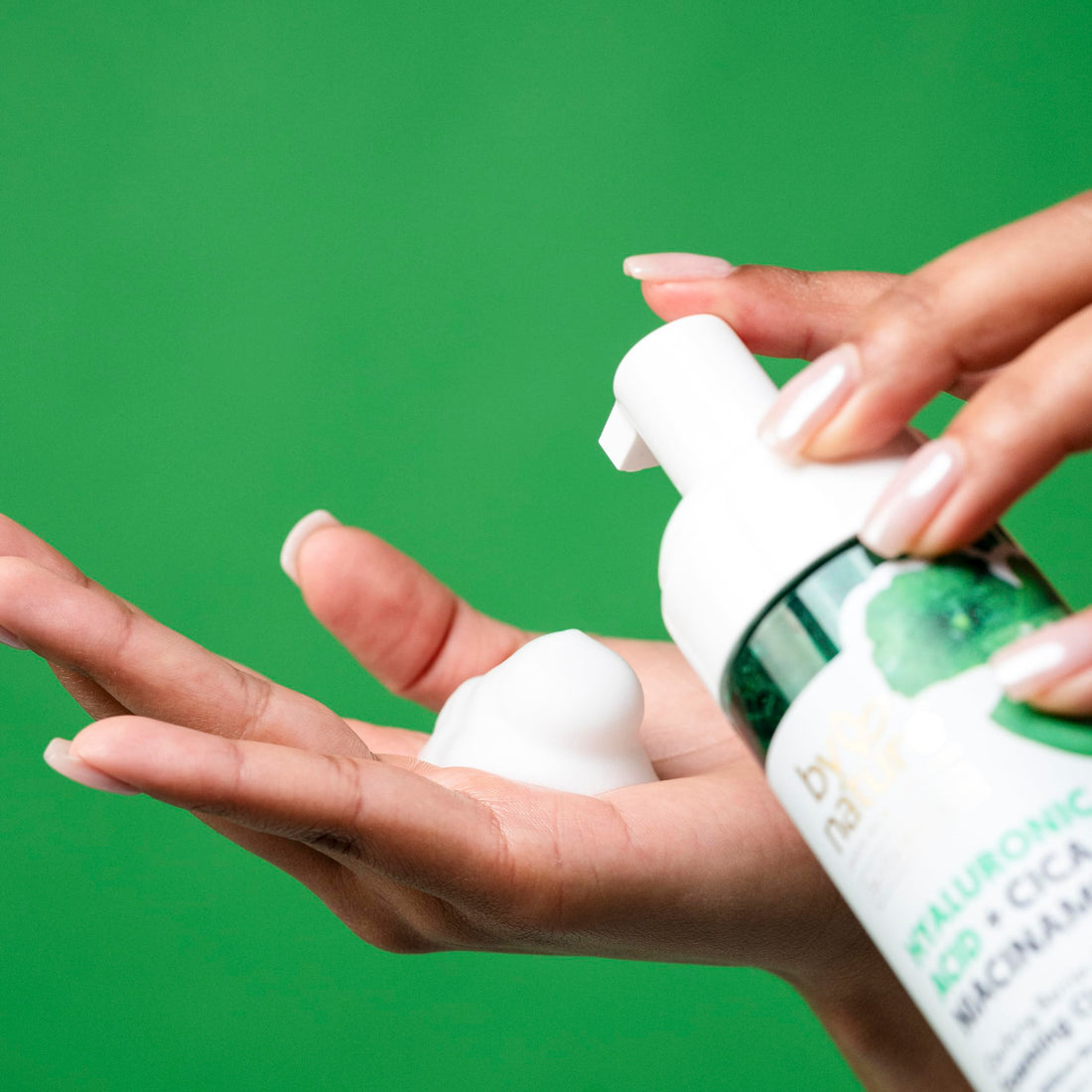 By Nature Foaming Cleanser with Hyaluronic Acid + Cica - Hydrating Face Cleanser For Bright and Fresh Skin - Skincare from New Zealand - 5 fl.oz