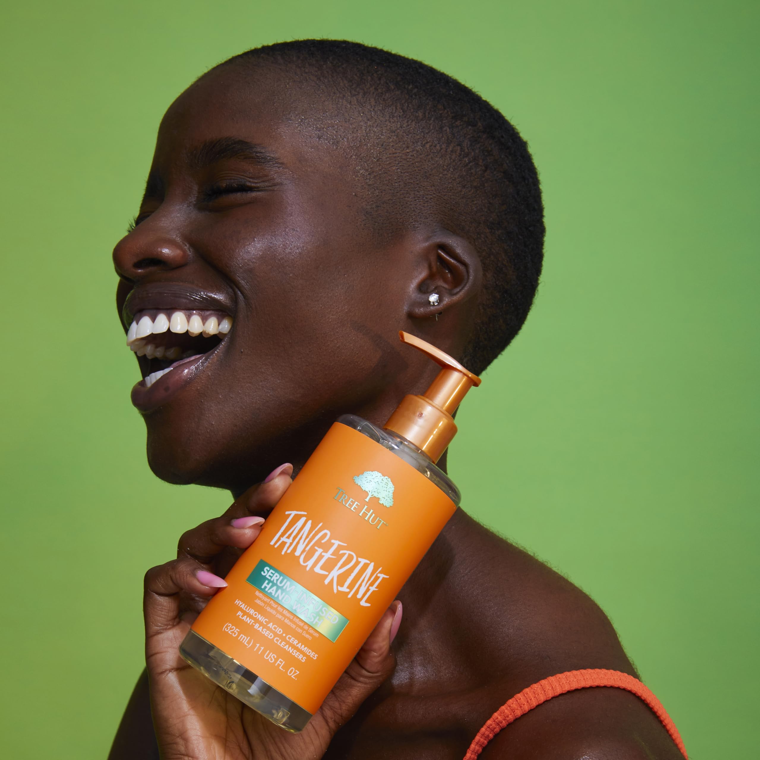 Tree Hut Tangerine Serum Infused Hand Wash | Nourish & Hydrate Hands with Strengthening Skin Care | Long Lasting Scent | Cleanse & Lock in Moisture | 11 fl oz.