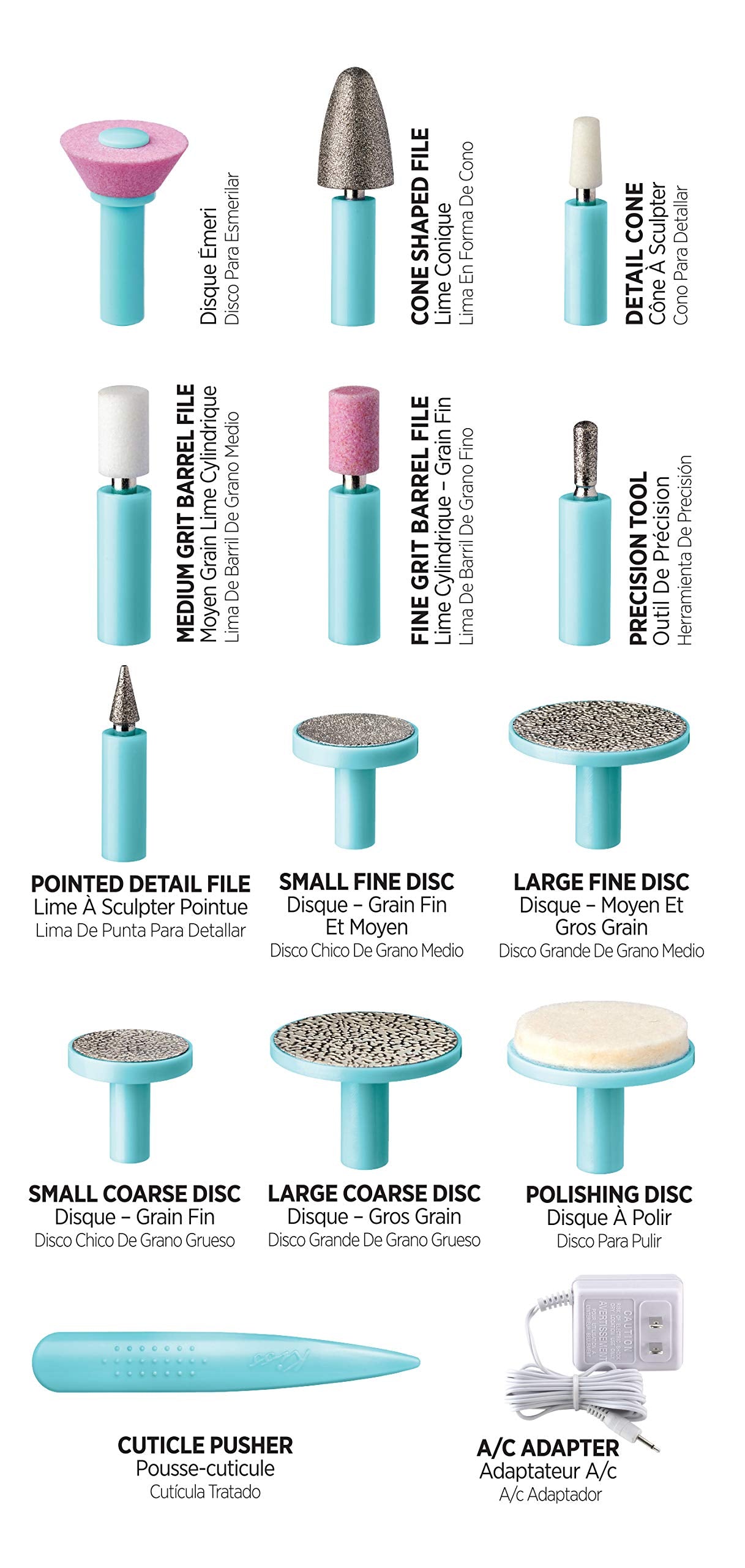 Kiss Power File X Nail Dryer, 1.14 Lb