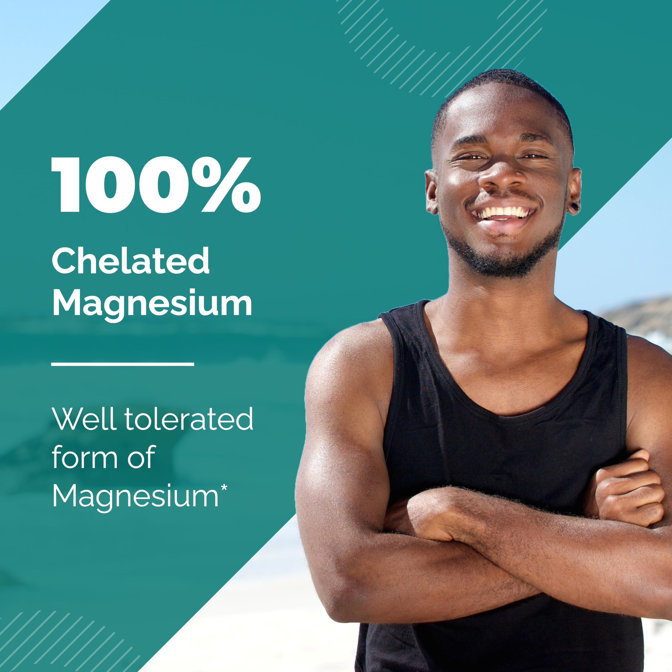 Magnesium Glycinate 400mg Capsules with Quercetin | Quality Sleep, Relaxation, Muscle, Bone Health & Immune Support | 120 Count | Easy to Swallow | for Women and Men