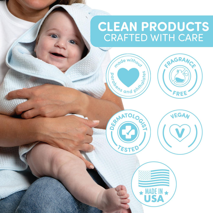 Bliss Baby Shampoo & Wash, Premium 2-in-1 For Babies & Kids, Unscented & Hypoallergenic - Pediatrician Approved - Dermatologist Tested - Vegan, Hydrating & For Sensitive Skin - Shea Butter & Calendula