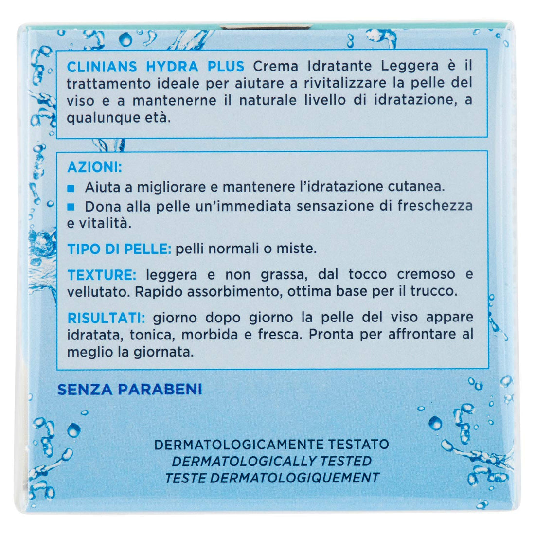 Clinians Clinica Della Bellezza Daily Moisturizing Cream From Italy, 1.7 Oz