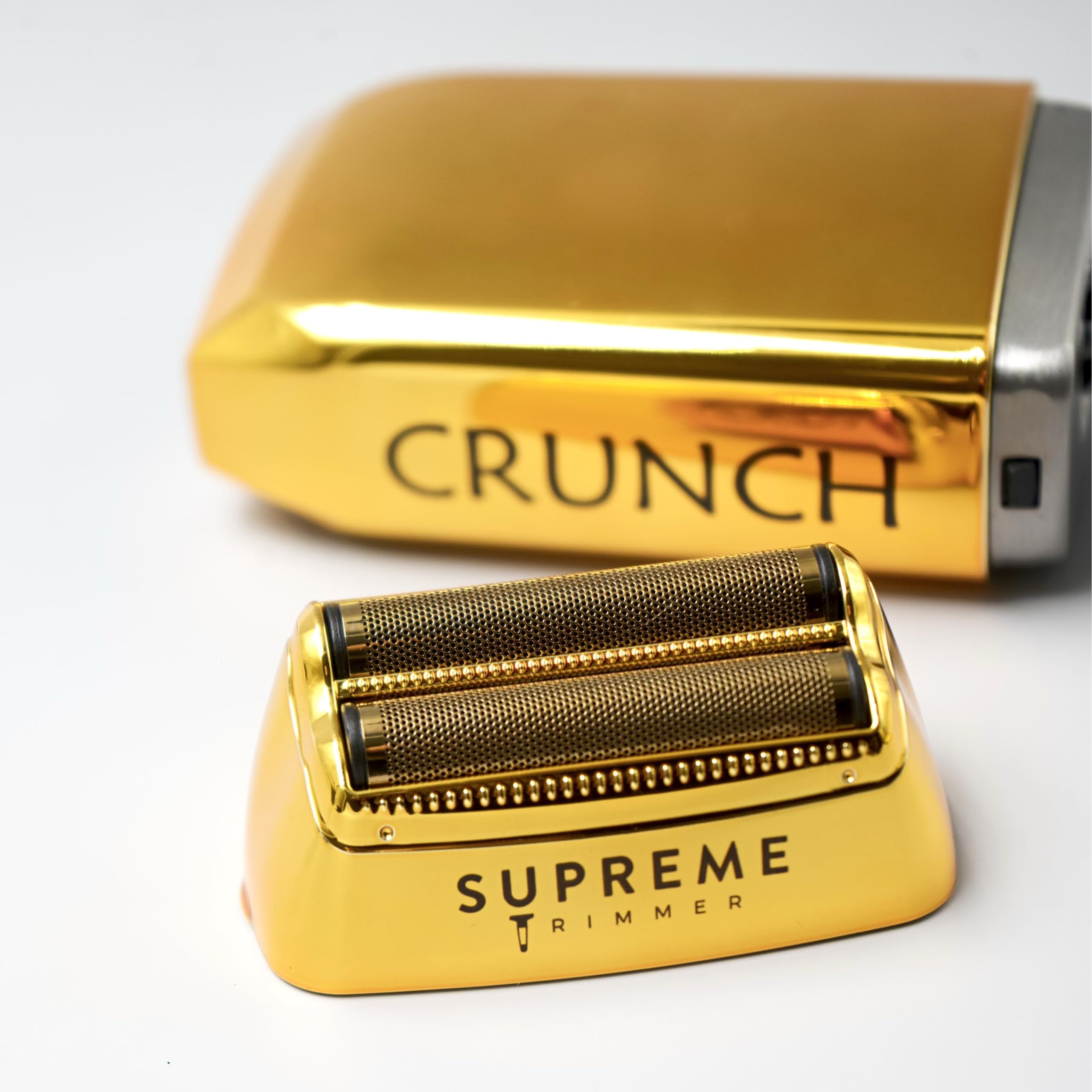 Replacement Foil & Cutter by SUPREME TRIMMER - SB63 for Crunch STF602 ( Gold ) Hypo-Allergenic foil Professional Barbers