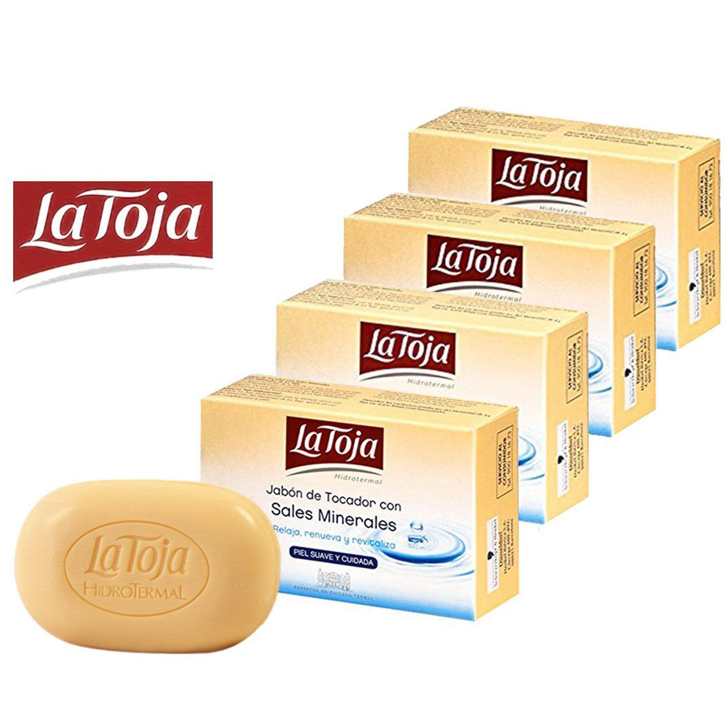 La Toja Bar Soap with Mineral Salts Pack of 4 X 125g