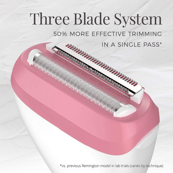 Remington WDF4820 Smooth and Silky Hypoallergenic Foil Women's Shaver, Pink