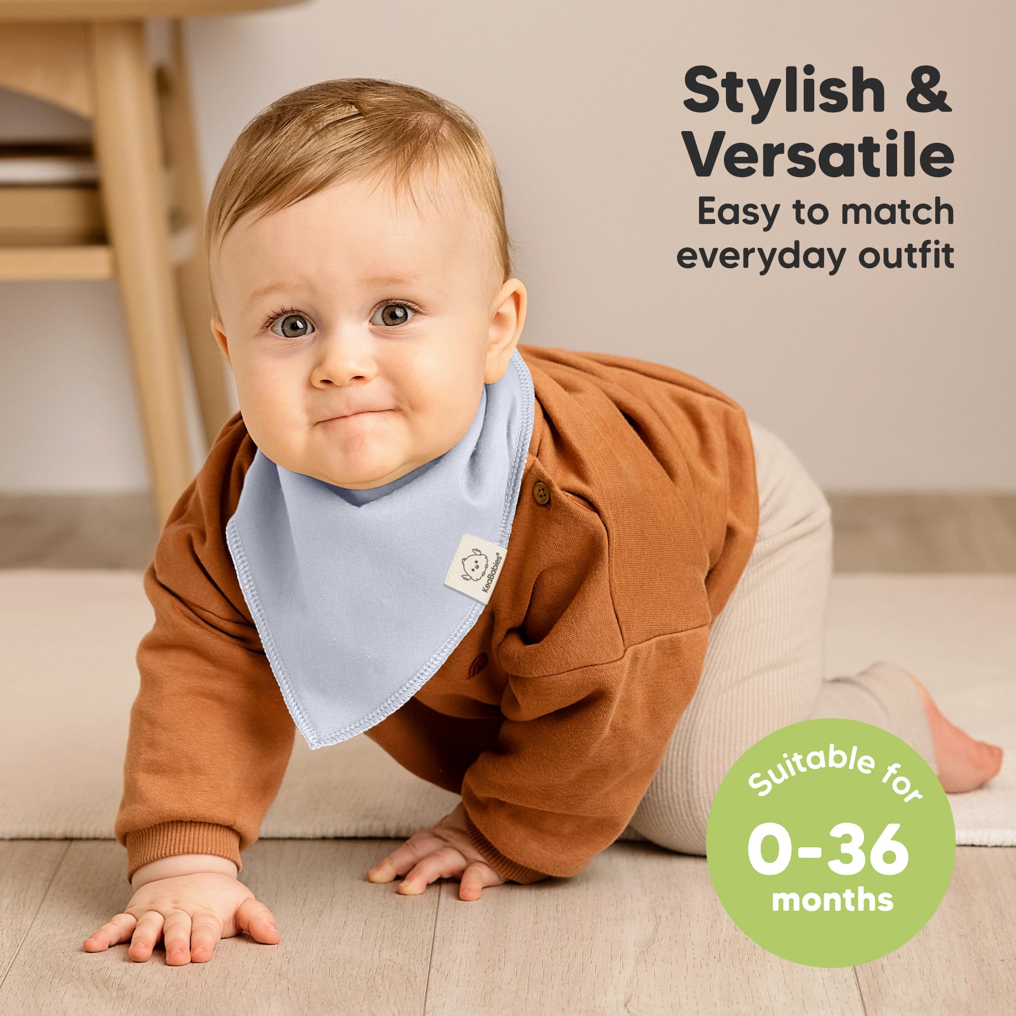 8-Pack Organic Baby Bandana Bibs for Girls - Super Absorbent Triangle Baby Bibs for Drooling and Teething Infant, 100% Cotton Extra Soft for Newborn, Infant 0-36 Months (Spring)