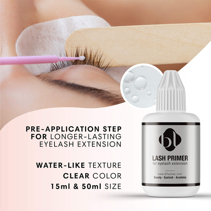 BL Lash Primer for Eyelash Extension Professional Use Only | Oil cleanser & Aid faster bonder of Lash adhesive (50ml)
