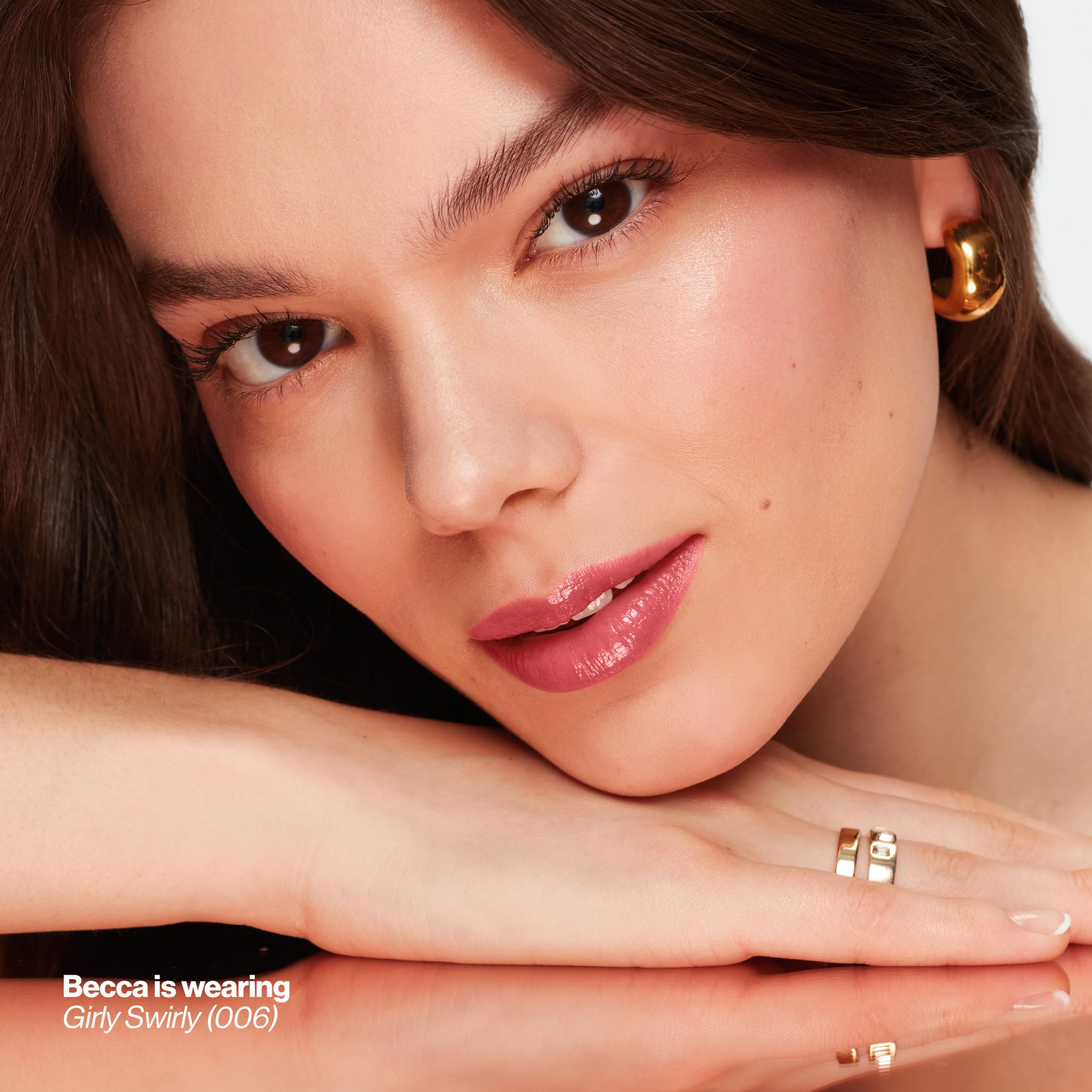 REVLON Super Lustrous Glass Shine Balm Gift Set, 3-Piece, Lipstick Multipack, Hydrating Tinted, Sheer Glossy Finish, 003 Honey Shine, 008 Rum Raisin, 006 Girly Swirly