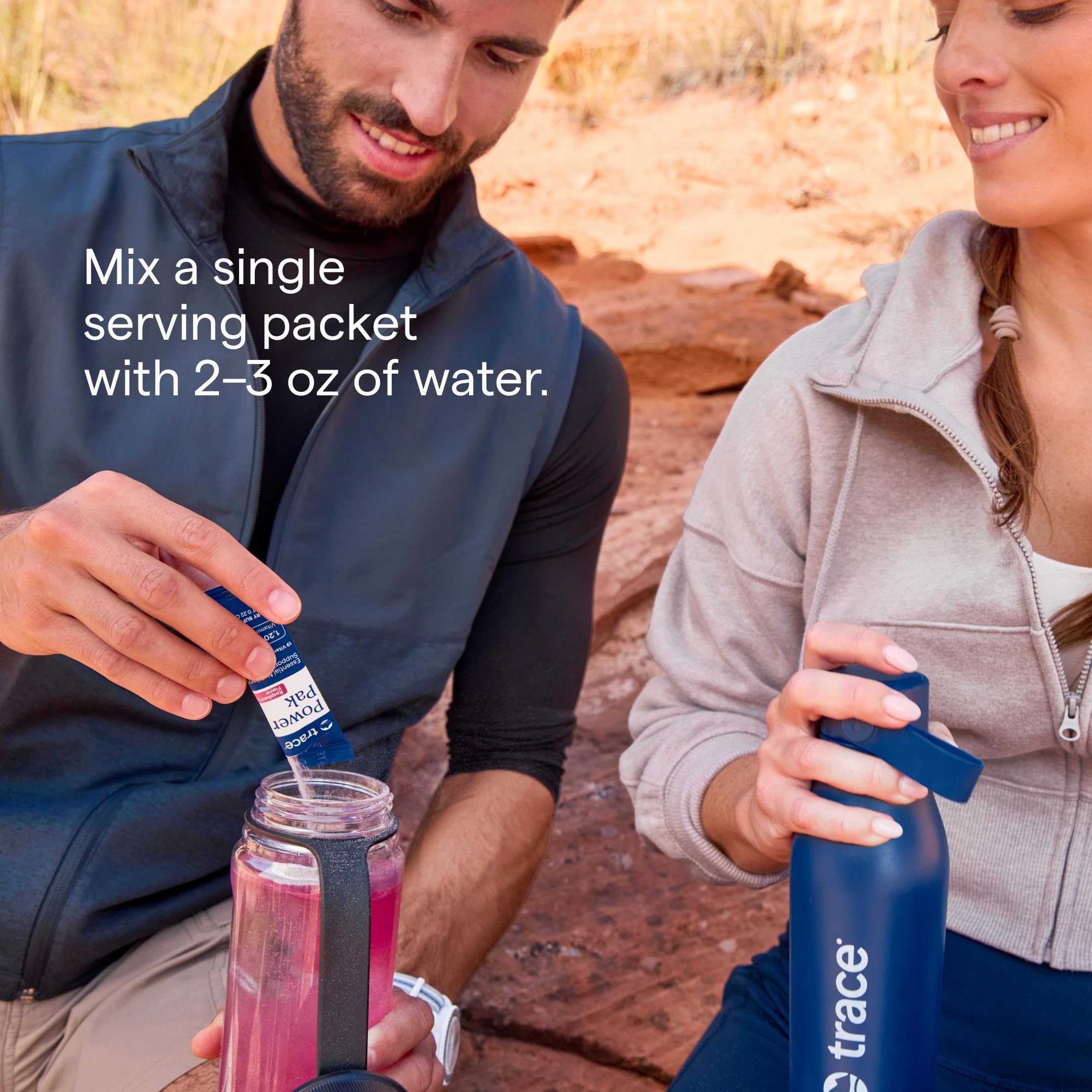 Trace Minerals | Power Pak Electrolyte Powder Packets | 1200 mg Vitamin C, Zinc, Magnesium | Boost Immunity, Hydration and Natural Energy | Lemon Lime | 30 Packets