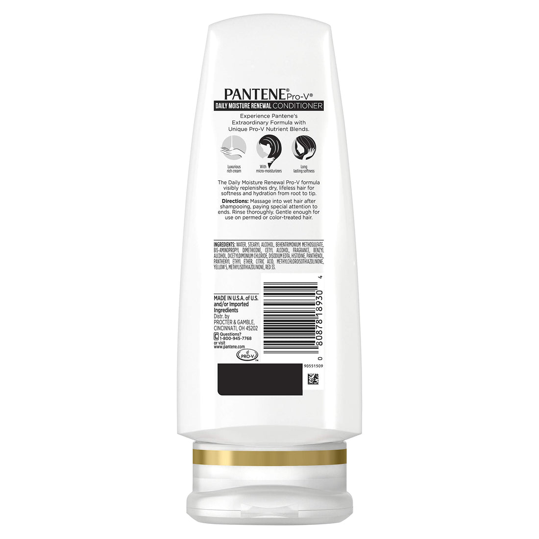 Pantene Daily Moisture Renewal Duo set, 12.6 Oz Shampoo and 12 Oz Conditioner