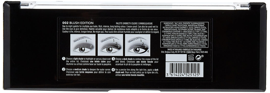 Rimmel London Magnif'eyes Eye Contouring Palette, Blush, 14 g