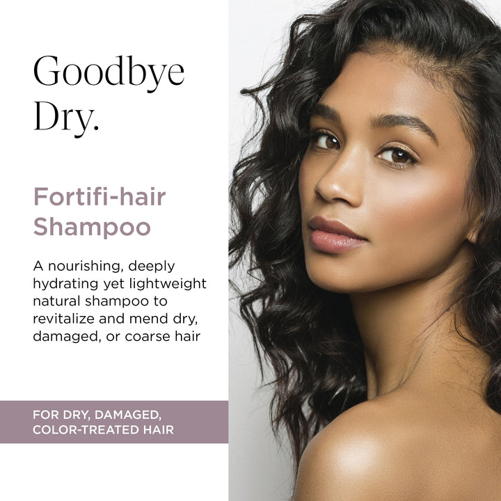 Intelligent Nutrients Fortifi-hair Shampoo, Moisturizing, Plant-Based Shampoo for Dry, Damaged Hair, Rejuvenates, Rebuilds, Vegan, 8.5 Oz