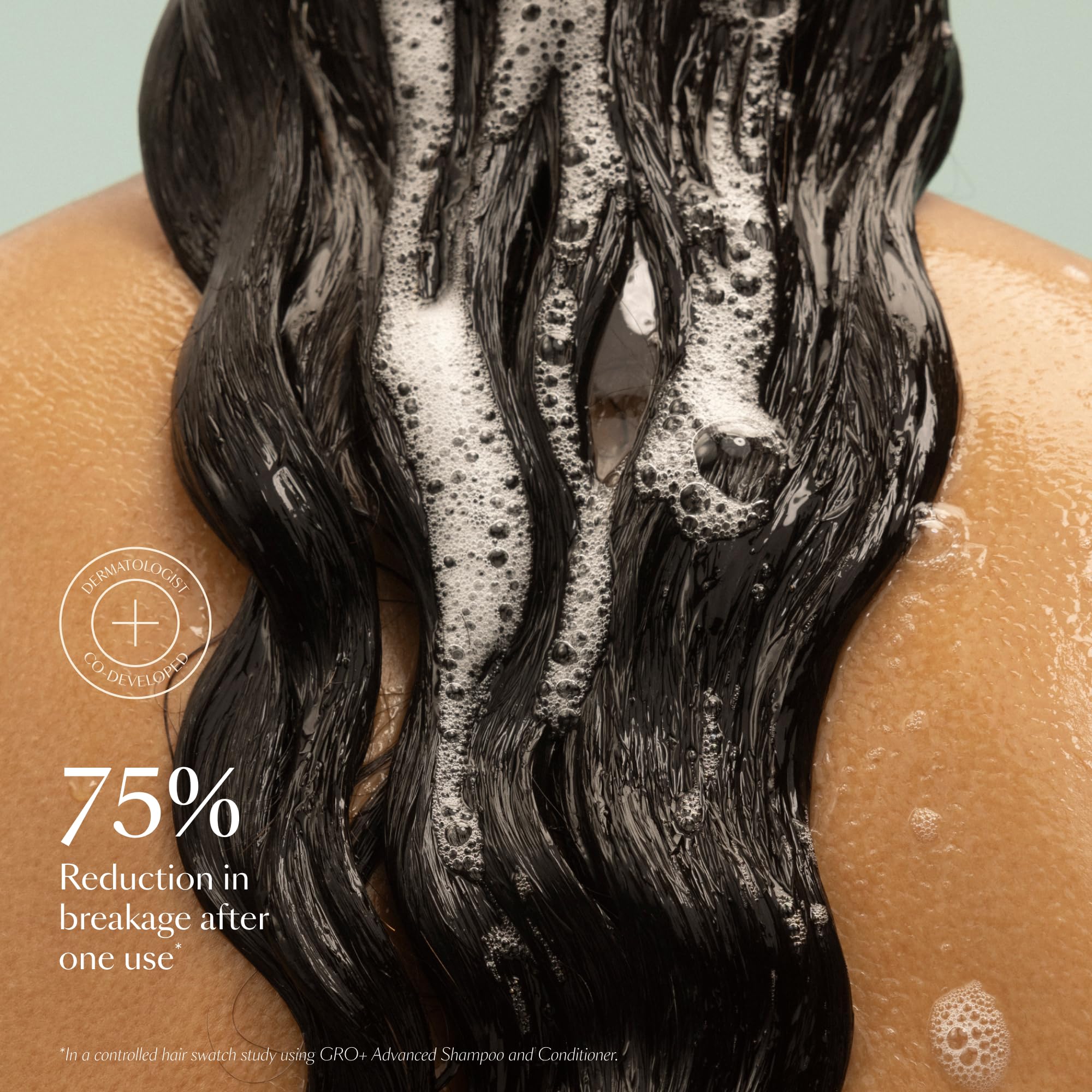 VEGAMOUR GRO+ Advanced Balancing Shampoo | Lightly Exfoliates, Cleanses and Removes Buildup Without Stripping | For Severe Signs of Thinning | Color Safe, Vegan, Cruelty-Free (8 Fl Oz)