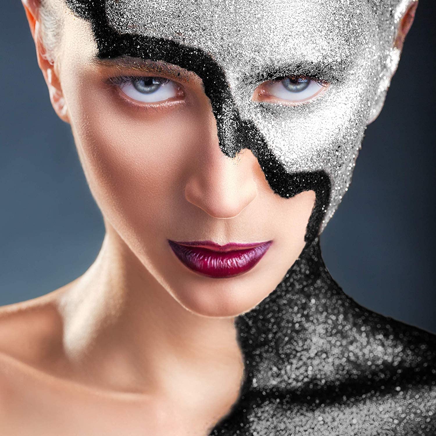 Mehron Makeup Paradise AQ Glitter (0.25 oz) (BLACK)