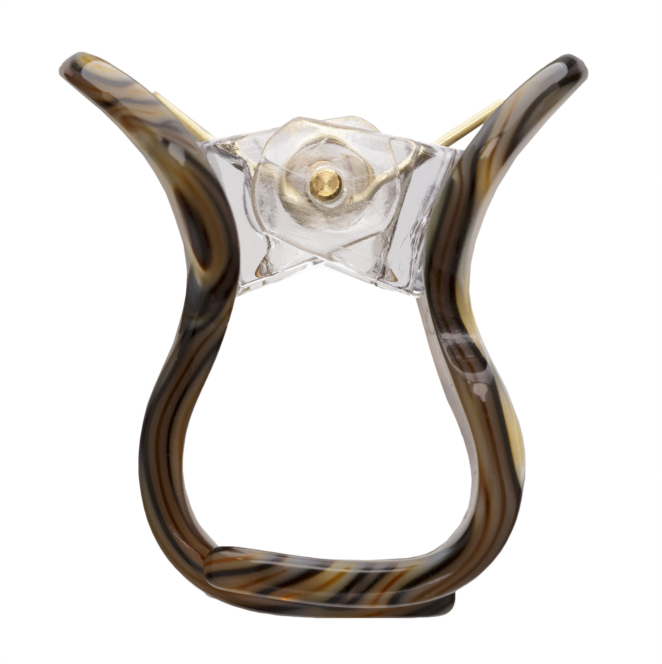 France Luxe Mini Oval Jaw - Onyx