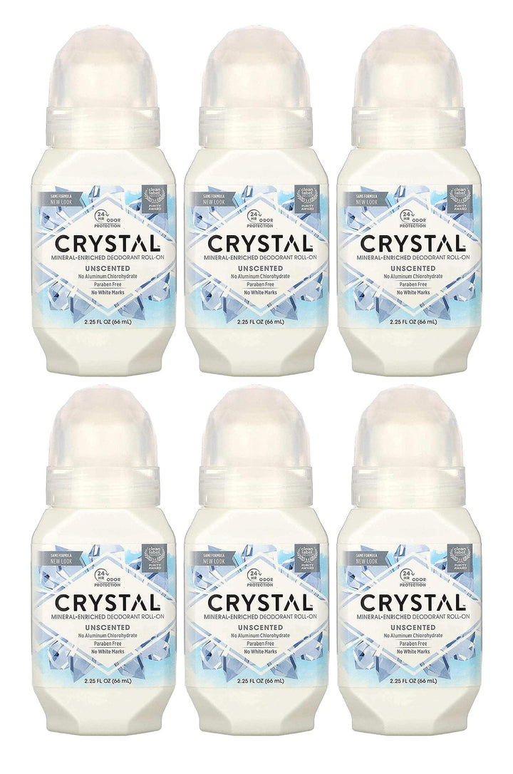 Crystal Body Roll-On Deodorant, 2.25 Ounce -- 6 per case