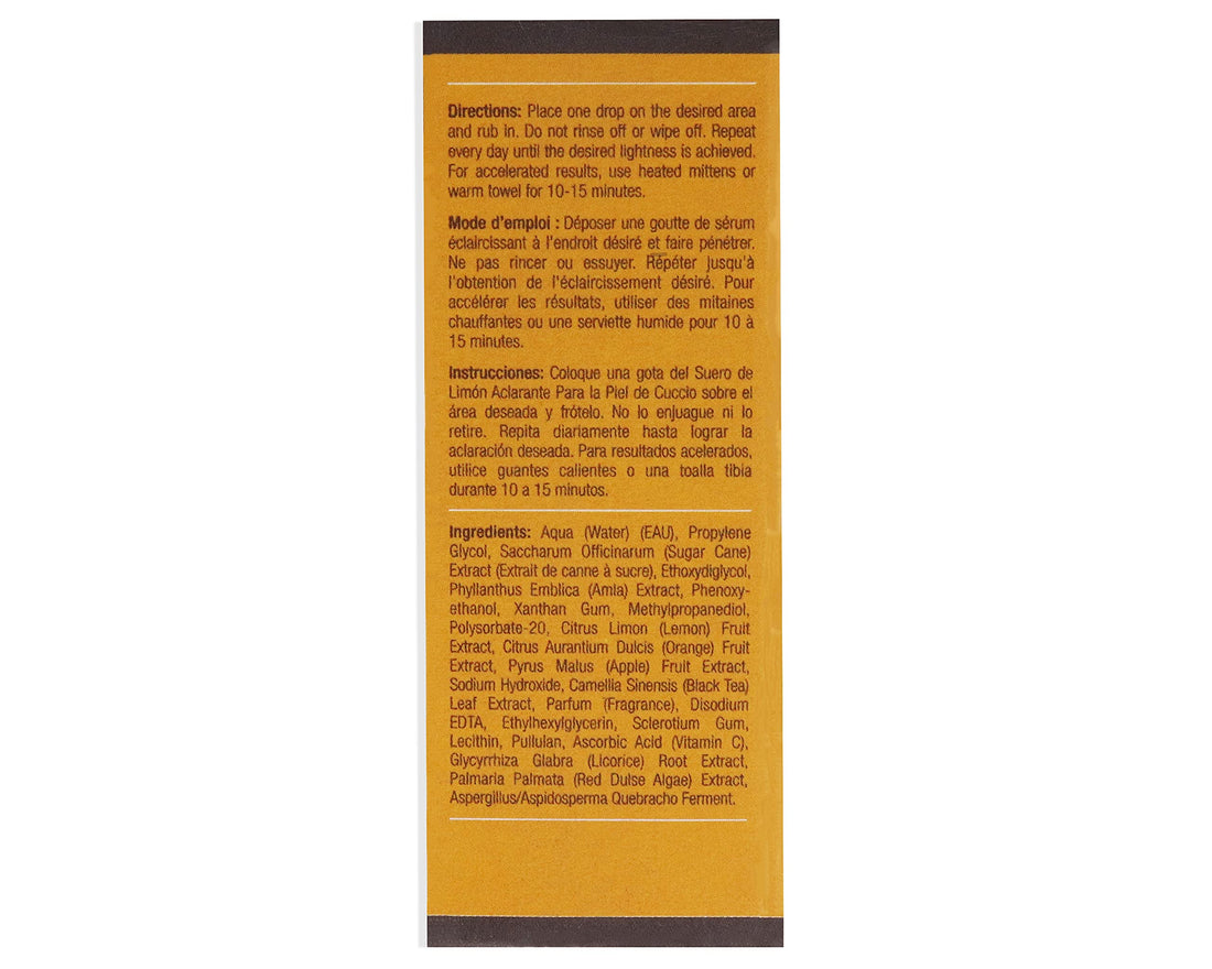 Cuccio Lemon Skin Lightening Serum, 0.2 Ounce