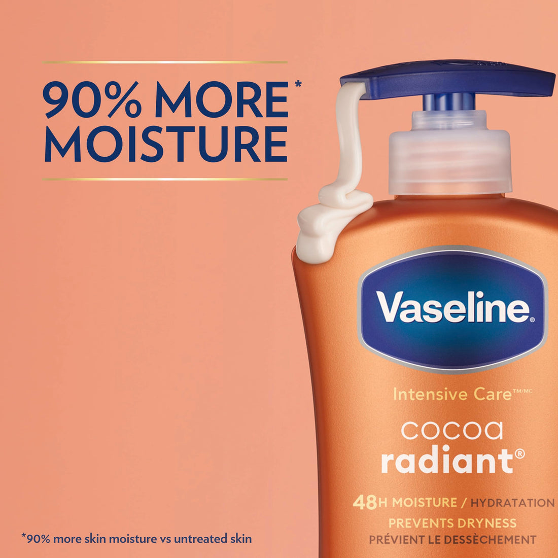 Vaseline Body Lotion, 600ml (Cocoa Radiant)