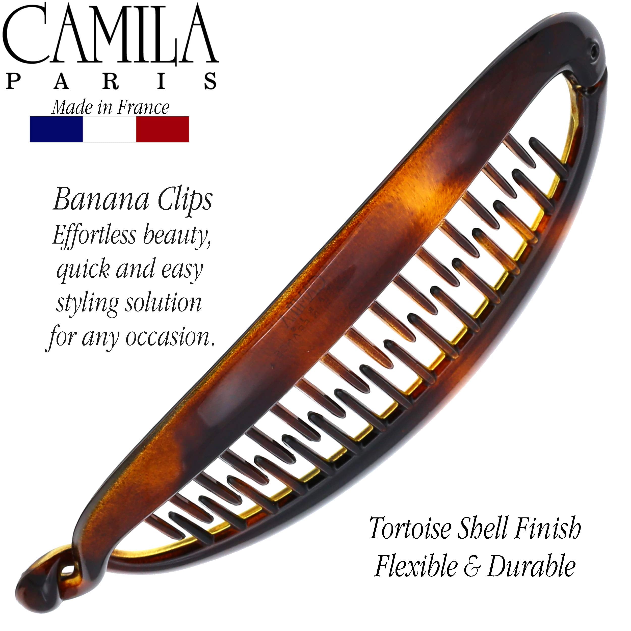 Camila Paris CP2 (6) French woman Hair Accessories, Hair Banana Comb. Strong and Durable Hair Ornaments. Made in France