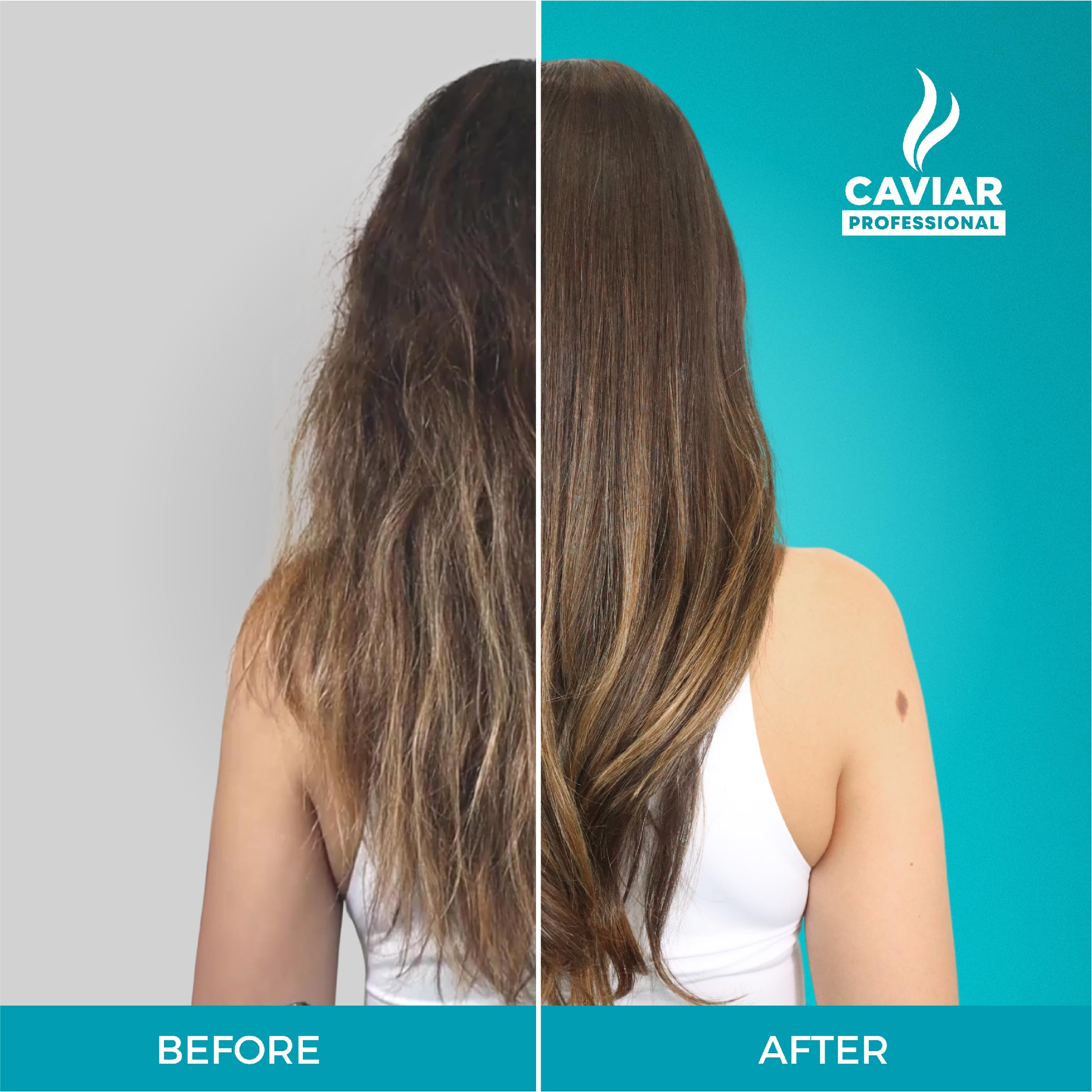 Caviar Professional Biphasic Leave In Conditioner | Deep Conditioning and Heat Protection Spray | Moisturizing Treatment to Detangle Hair, Smooth Frizz and Add Shine