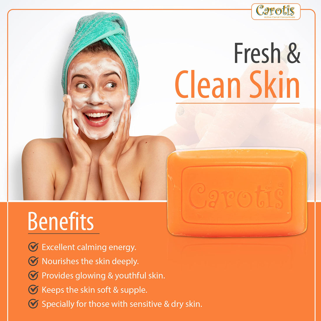 Carotis Beauty Soap With Dual Nourishment