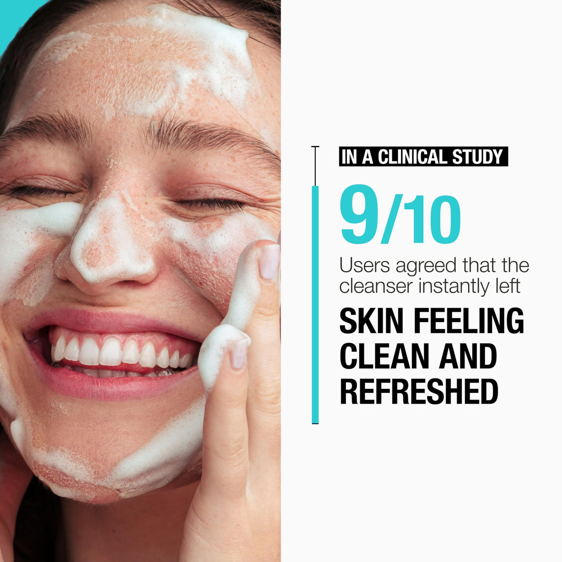 Neutrogena Ultra Gentle Cream-to-Foam Daily Facial Cleanser, Transforms from a Creamy Cleanser to a Foaming Face Wash, Gently Cleanses Sensitive Skin, Fragrance-Free, Hypoallergenic, 8.5 oz