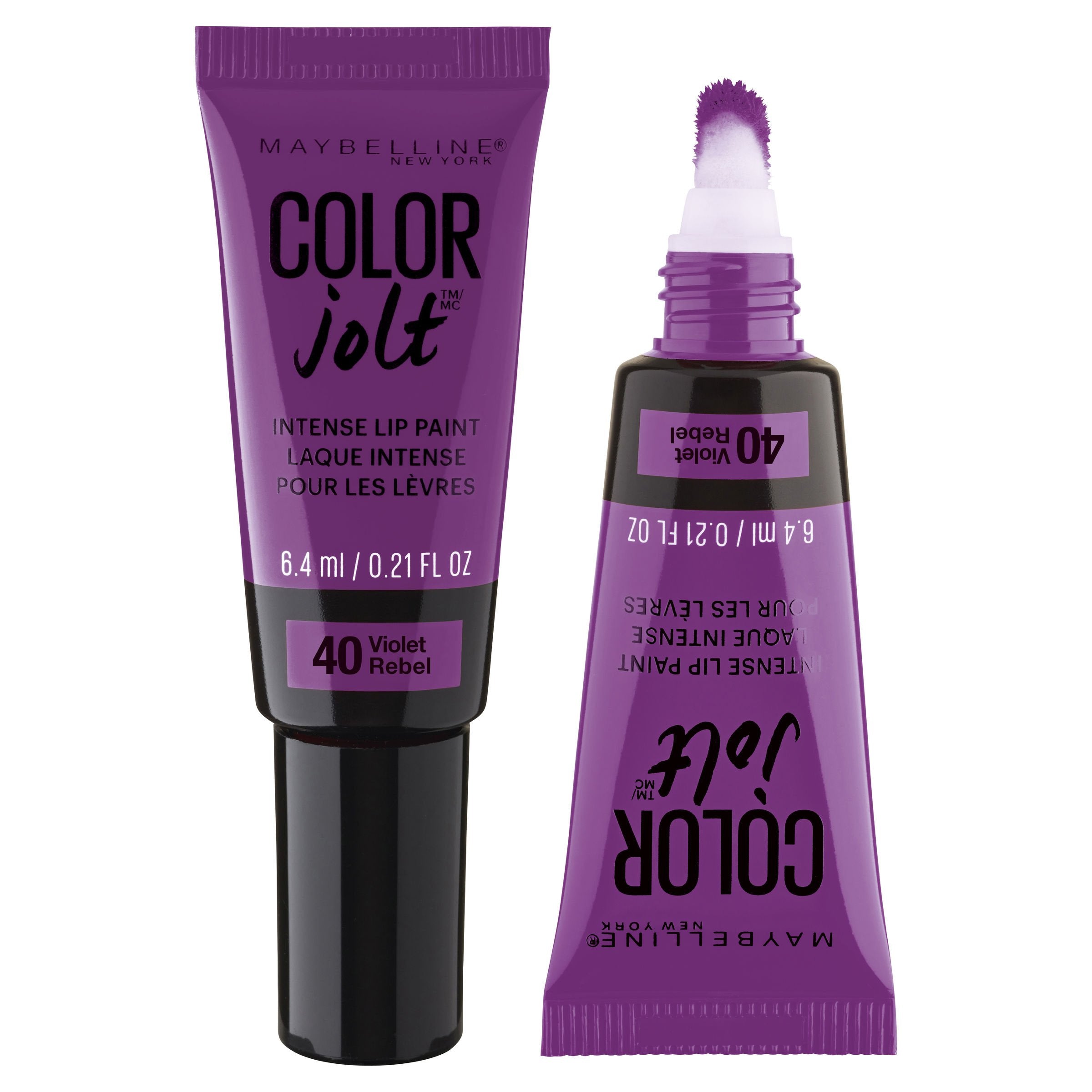 Maybelline Lip Studio Color Jolt Intense Lip Paint, Violet Rebel, 0.21 fl. oz.