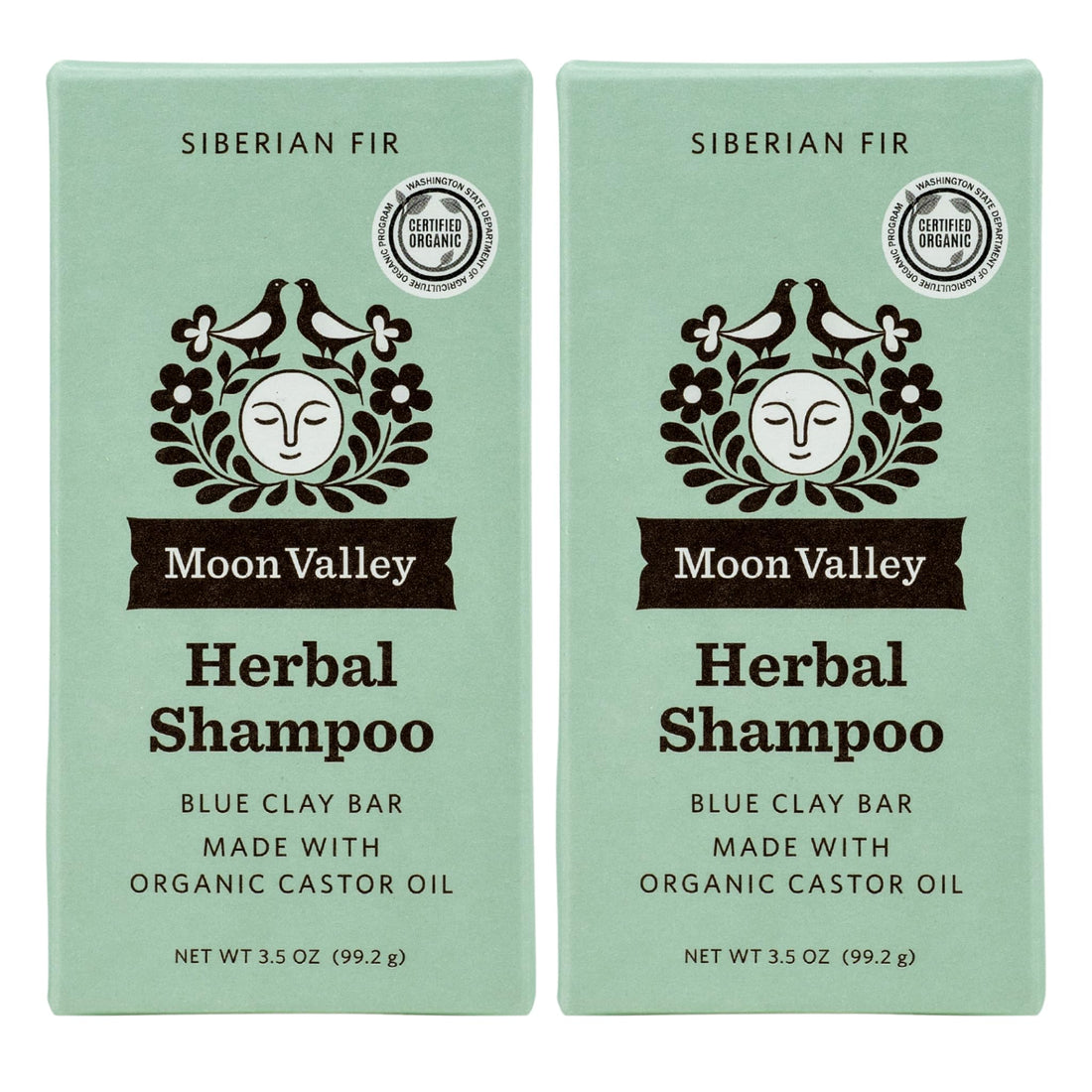 Moon Valley Organics HERBAL SHAMPOO BAR - SIBERIAN FIR (2PACK)