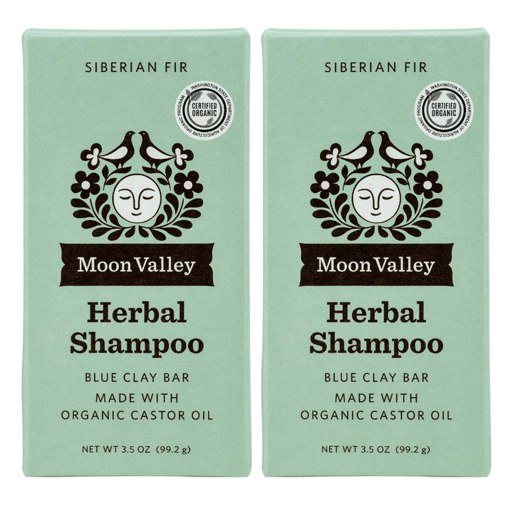Moon Valley Organics HERBAL SHAMPOO BAR - SIBERIAN FIR (2PACK)