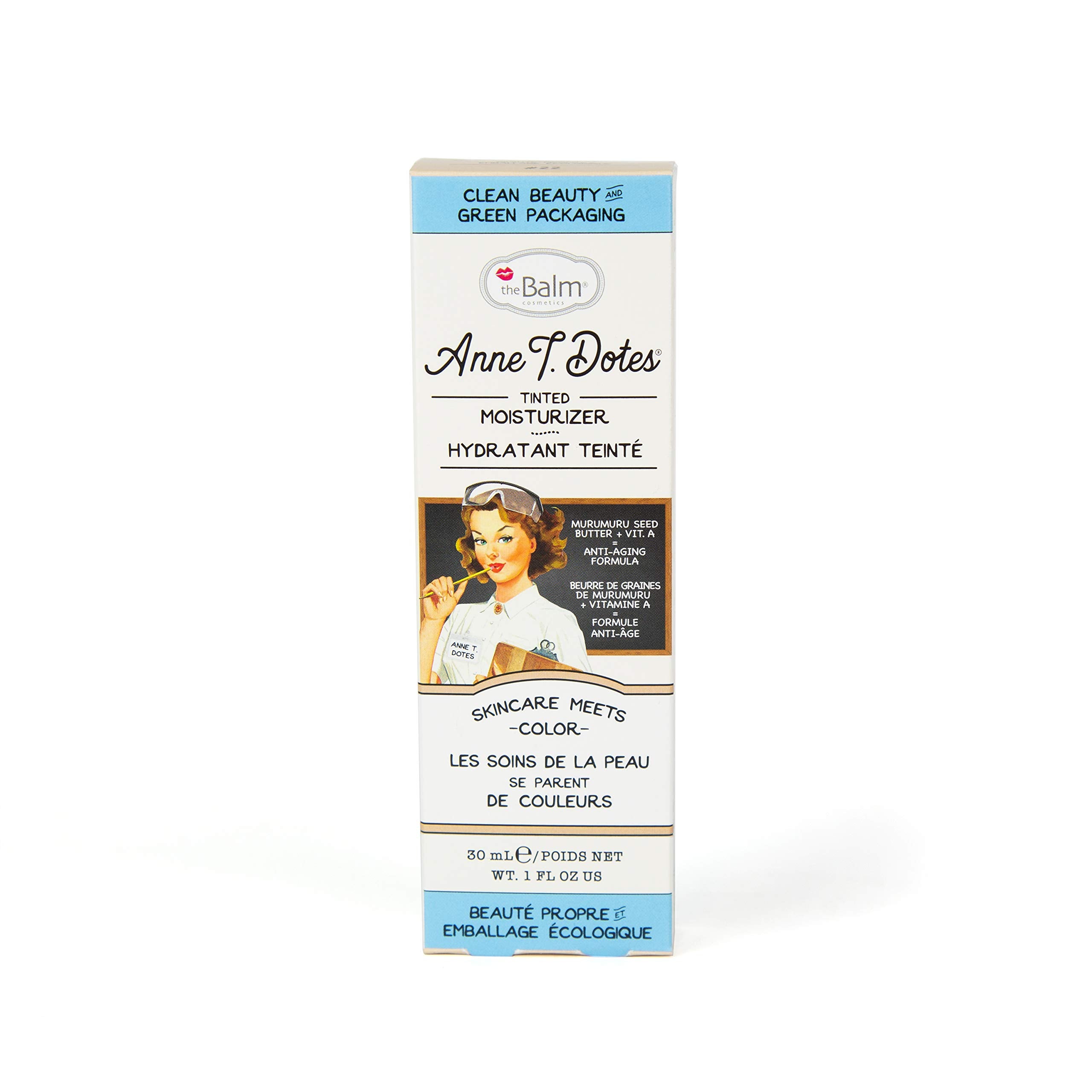 theBalm Anne T. Dotes Tinted Moisturizer, 22 (For Light to Medium Skin), 1 fl. oz.