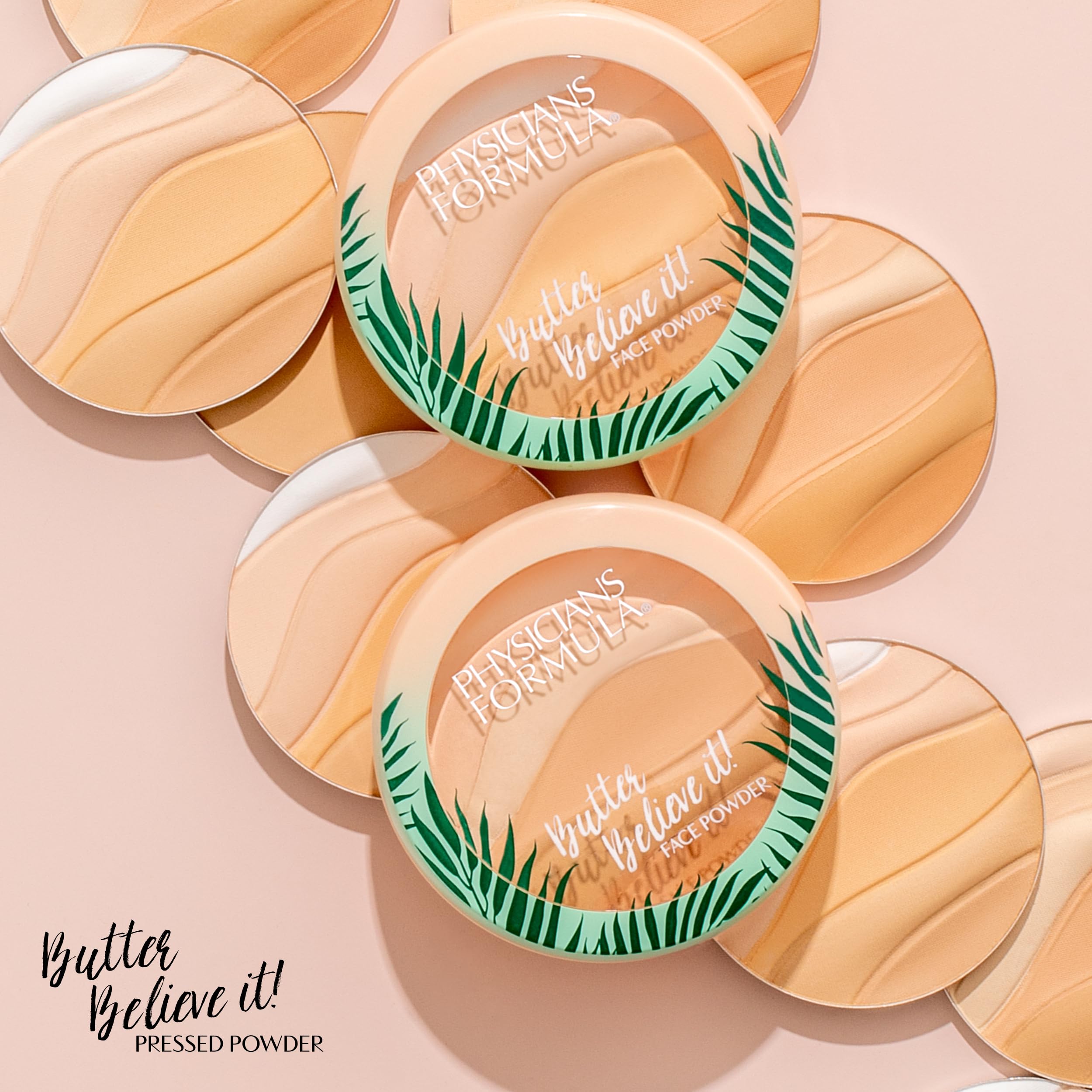 Physicians Formula Murumuru Butter Believe It! Pressed Face Powder, Buildable Coverage with Creamy Finish, Enriched with Amazonian Butters – Creamy Natural
