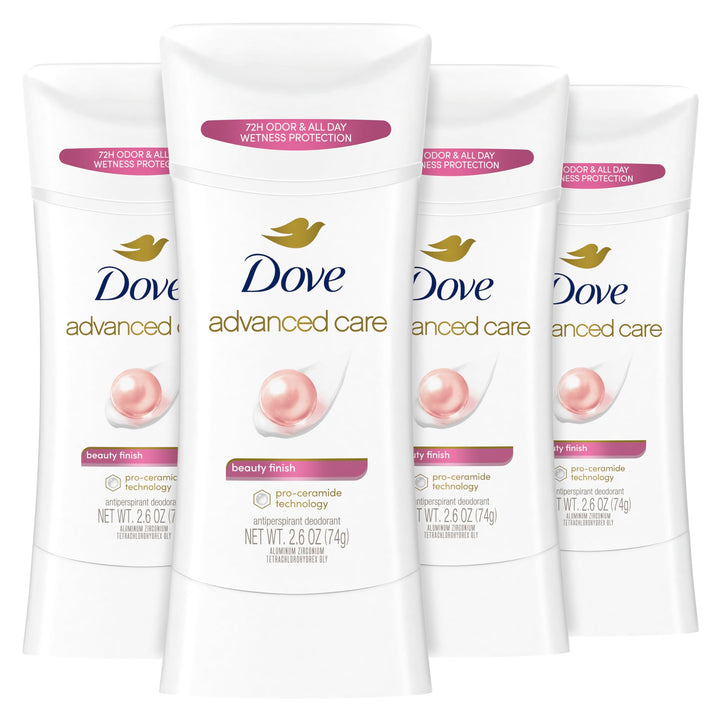 Dove Female Advanced Care Antiperspirant Fresh Scent Deodorant Stick Beauty Finish For 48 Hour Protection And Soft And Comfortable Underarms Oz 4, 2.6 Count, Pack Of 1