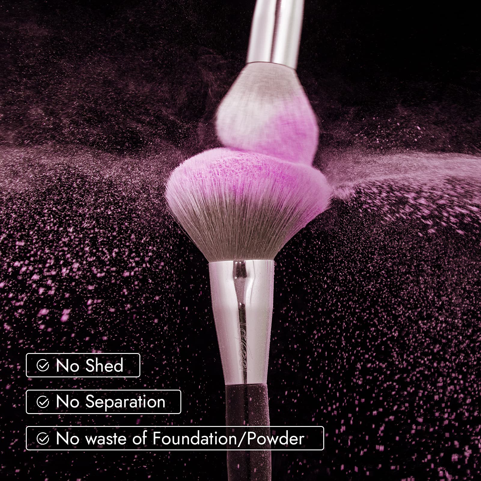 Makeup Brushes Set, 12 pcs Brush Set with Makeup Brush Bag, Travel Eye Makeup Brushes set professional, Enther & LaFeel Cosmetics Foundation Concealers Powder Blush Blending Face Eye Shadows Brush