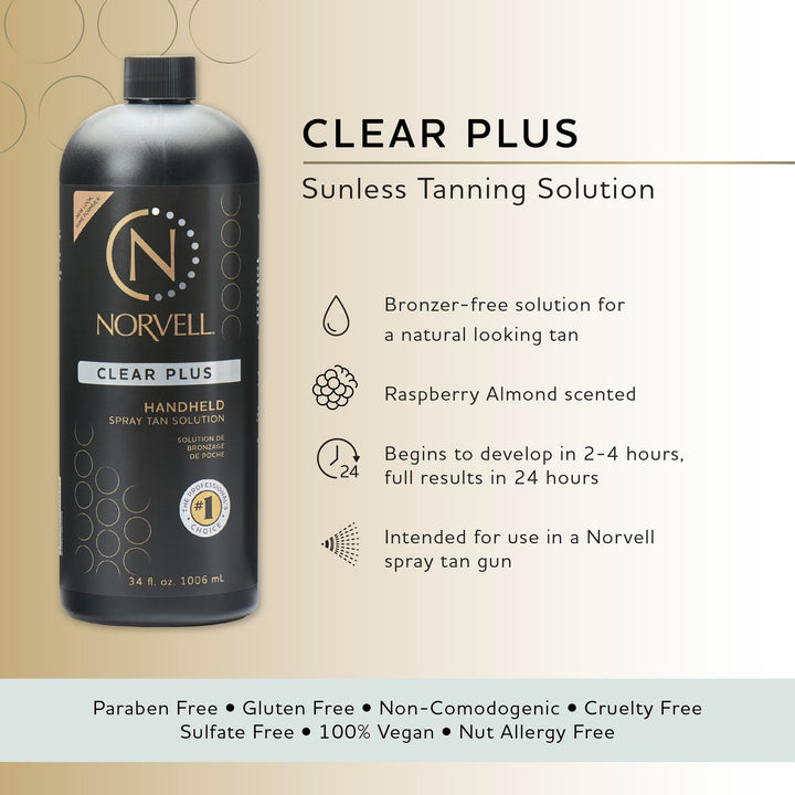 Norvell Clear Plus Premium Sunless Solution - Liter