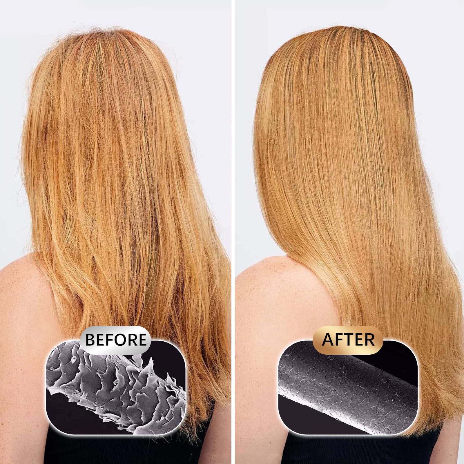 SAPHUS Shampoo Bars and Conditioner Set, Promote Hair Growth, Strengthen & Volumize All Hair Types, Paraben & Sulfate Free, 2pcs (3.2oz +2.5oz)