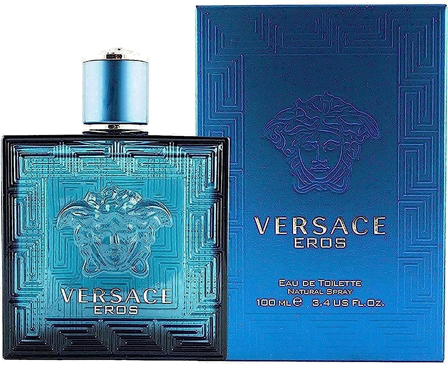 Versace Eros Eau De Toilette, 100Ml for Men