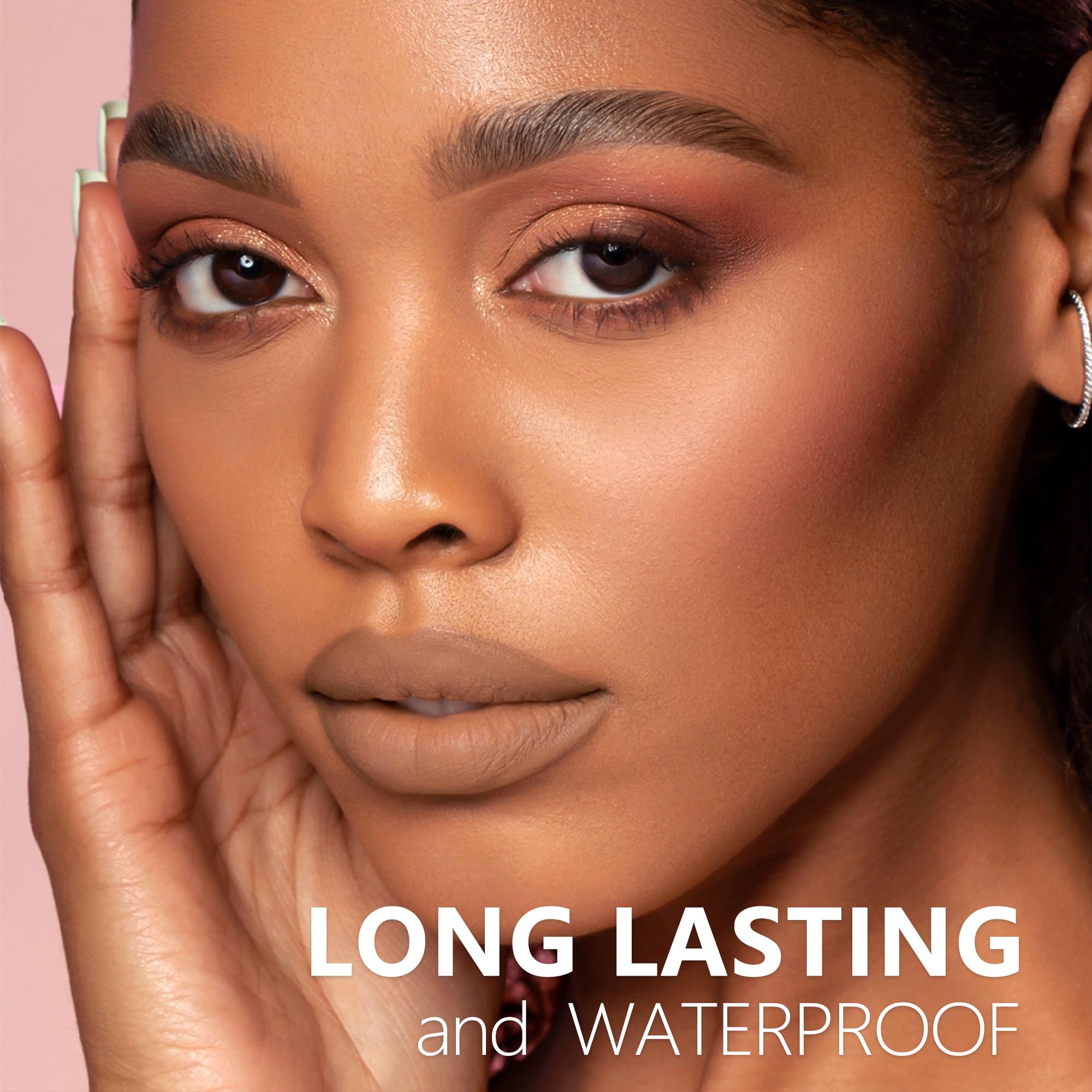 HANLADY Nude Lipstick Long Lasting Lipsticks for Women Pigmented Smudgeproof Transferproof Vegan Cruelty Free Lip Makeup (A61 Sugey Girl, 1 Pack)