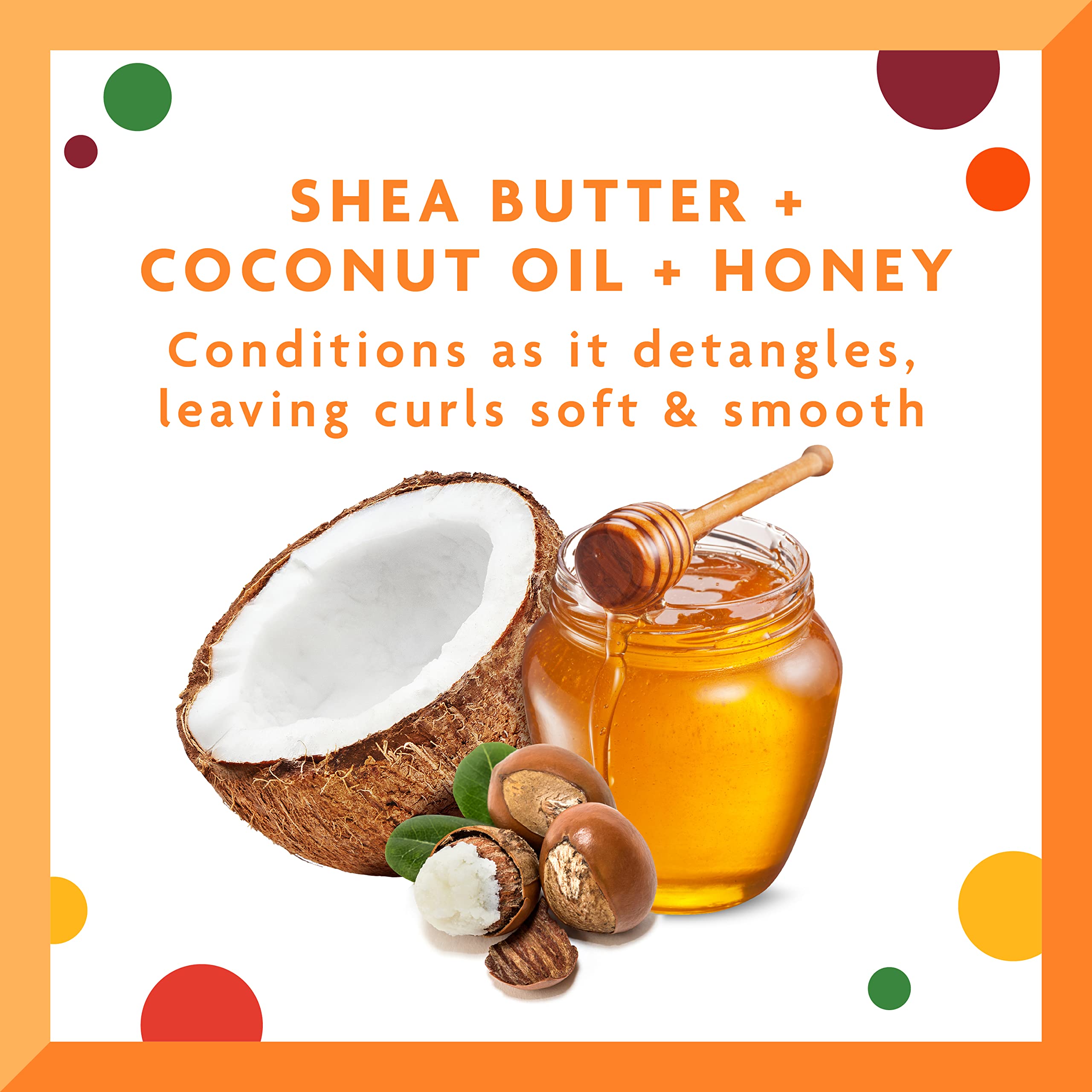 Cantu Care for Kids Paraben & Sulfate-free Conditioning Detangler with Shea Butter, 6 fl oz (Pack of 3)