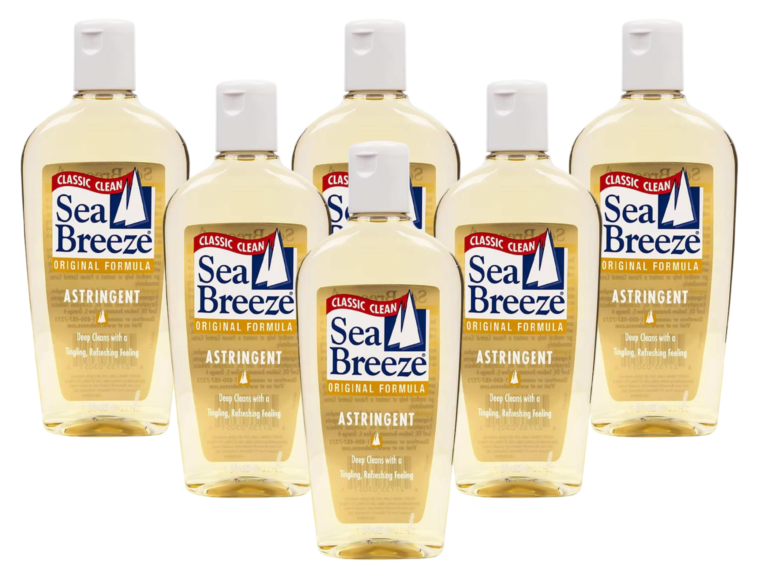 Sea Breeze Astringent Original Formula, Classic Clean 10 oz (Pack of 6)
