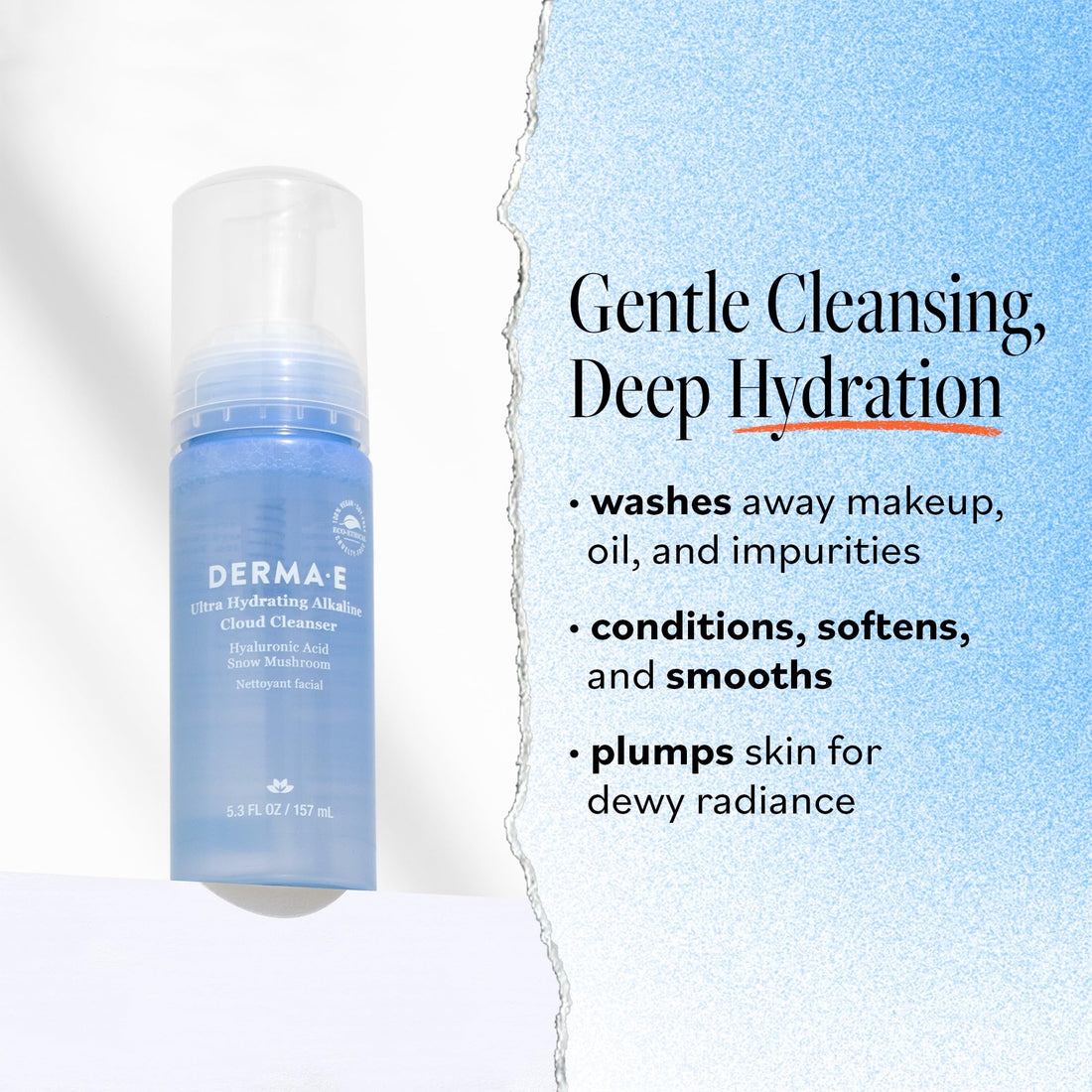Derma e Ultra Hydrating Alkaline Cleanser, 6 Oz