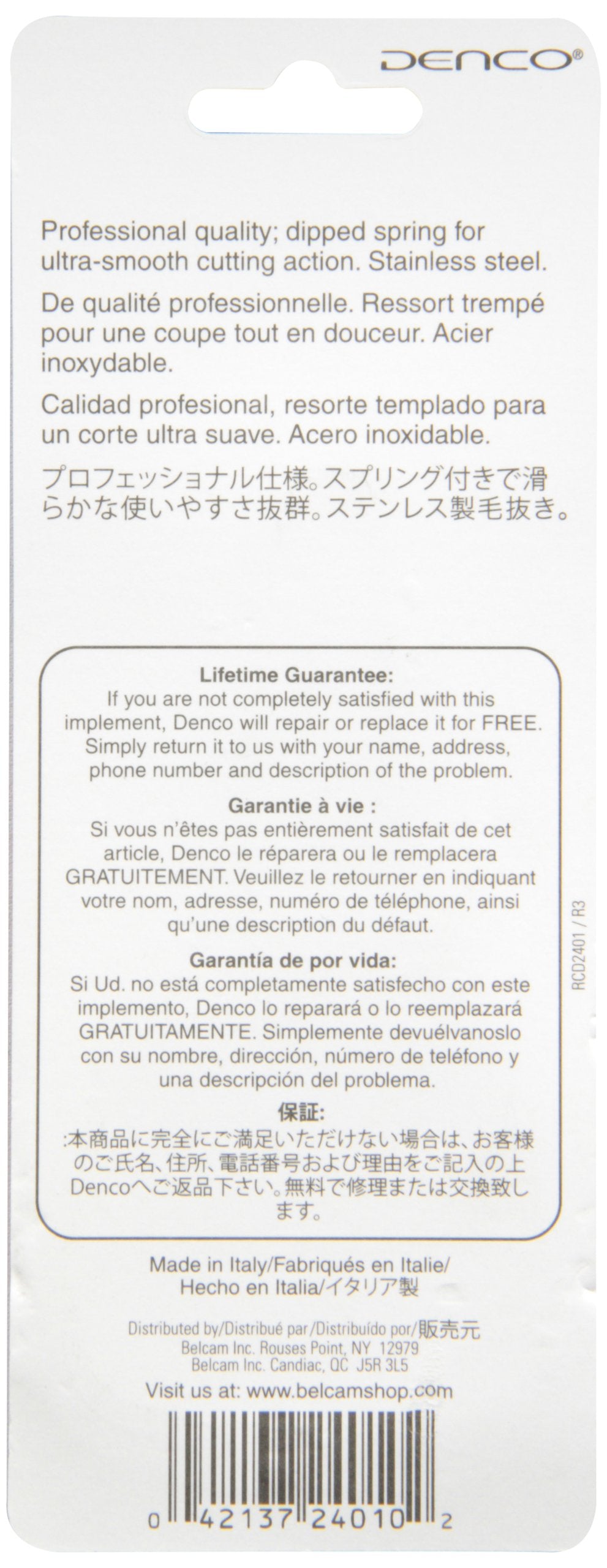 Denco Cuticle Nipper, 4 Inch Half Jaw